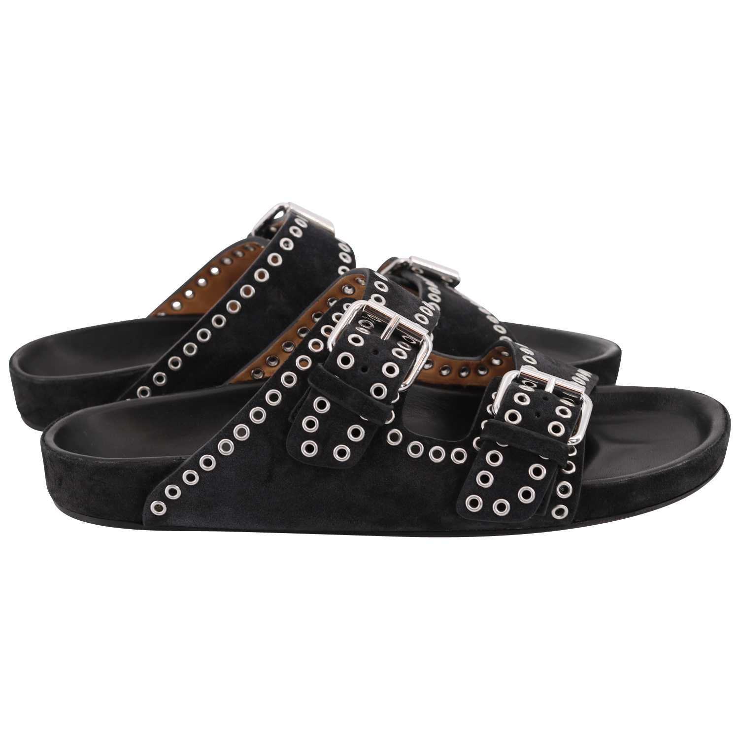 Isabel Marant Sandals Lennyo Faded Black Suede
