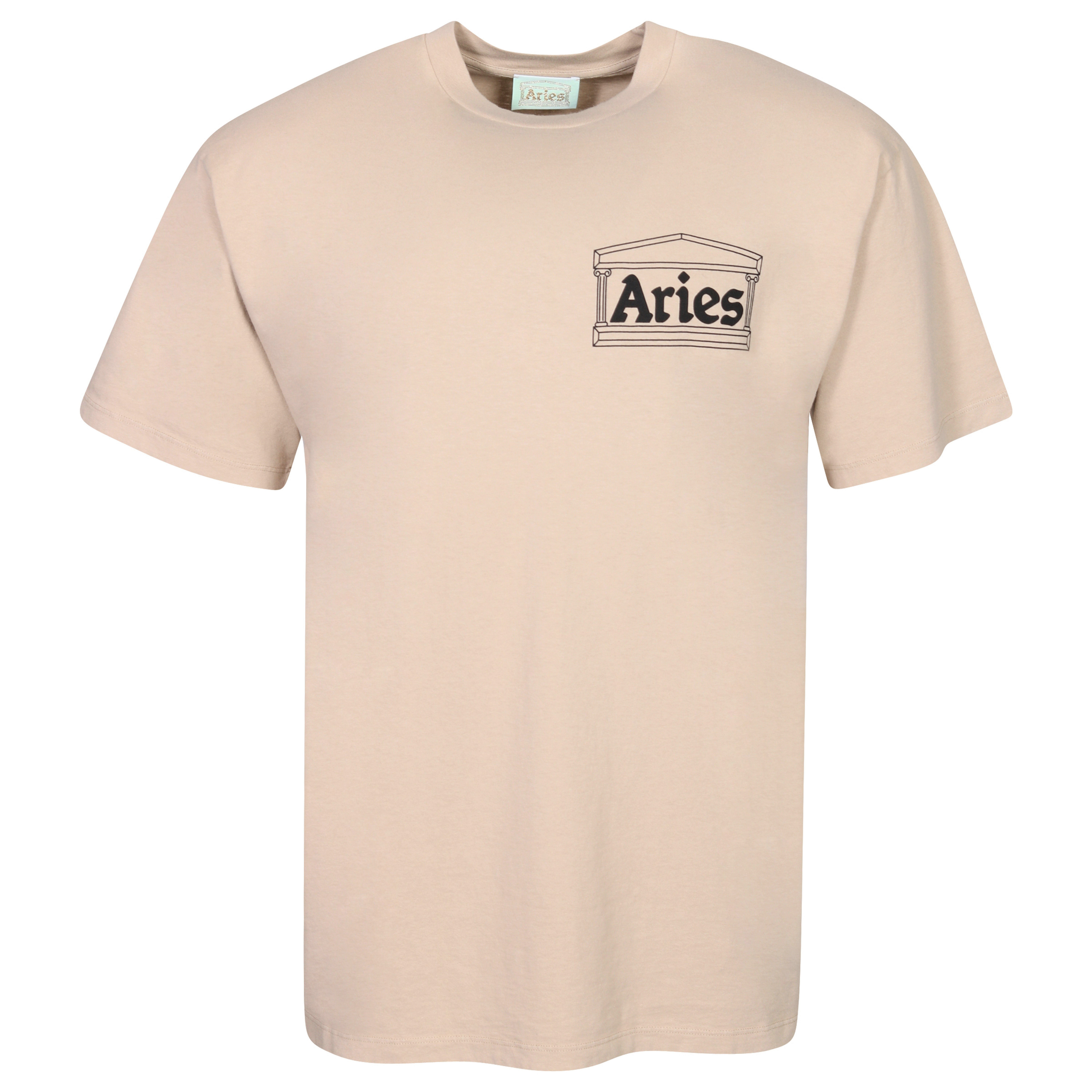 Unisex Aries Temple SS Tee in Pebble