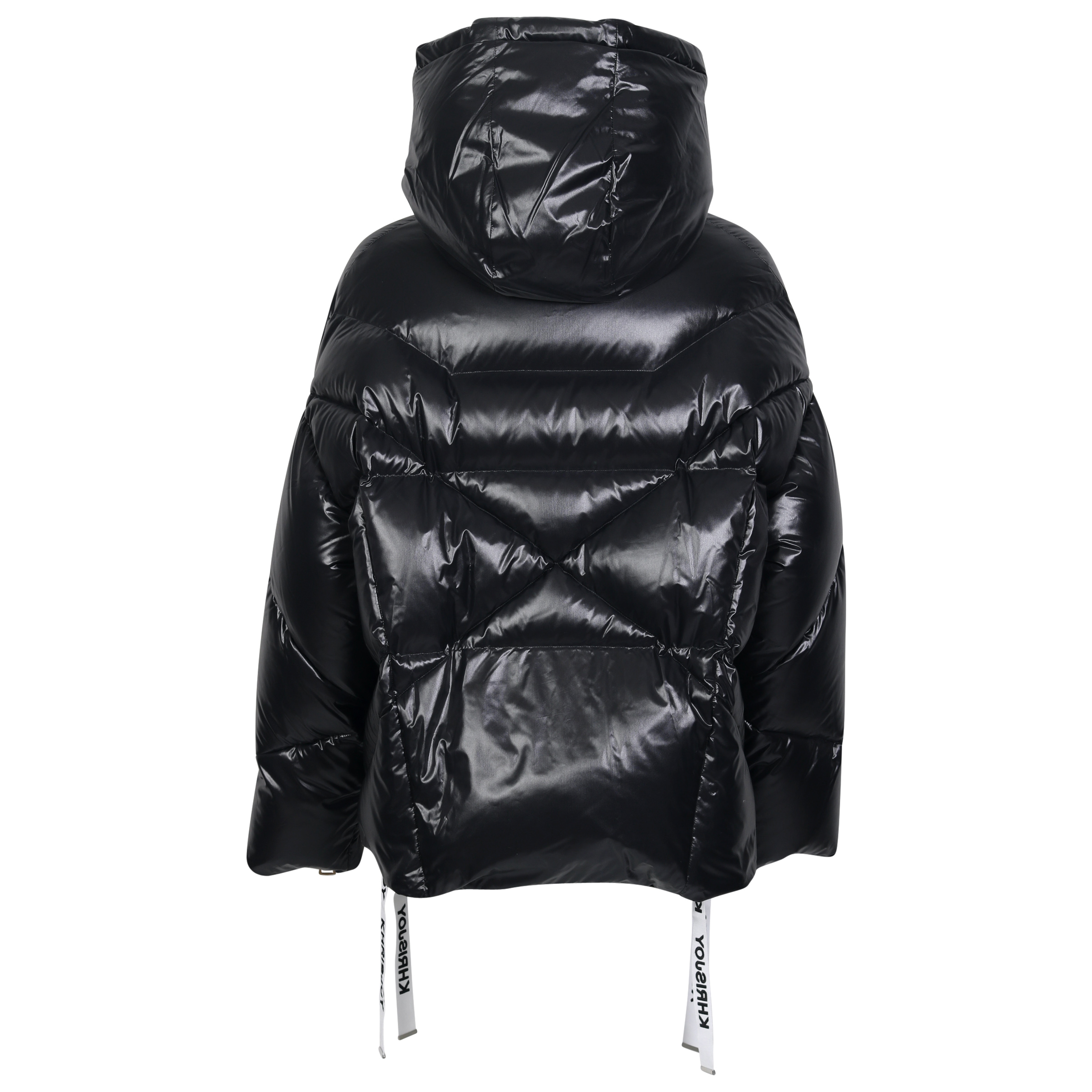 Khrisjoy Iconic Puffer Jacket in Shiny Black