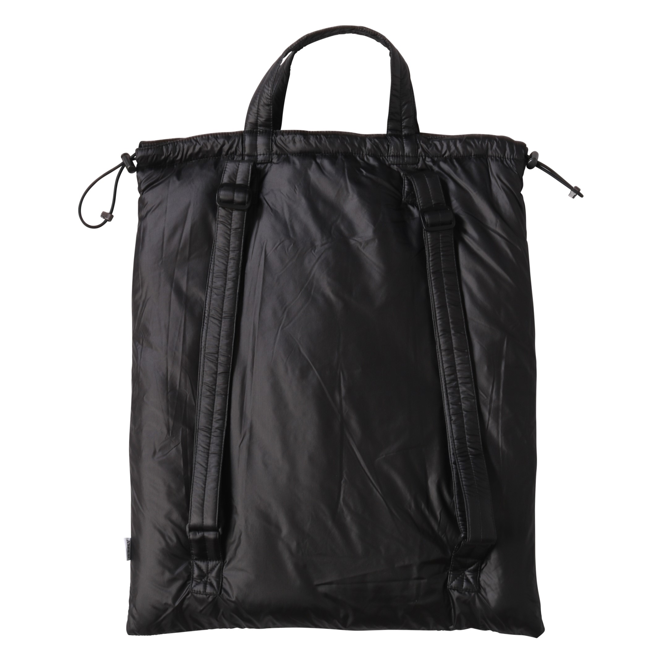 ASPESI Nylon Backpack in Black