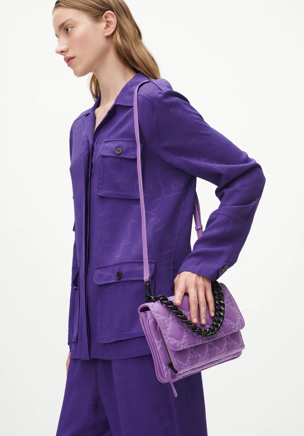 Lala Berlin Shoulderbag Mary Mono Heliotrope