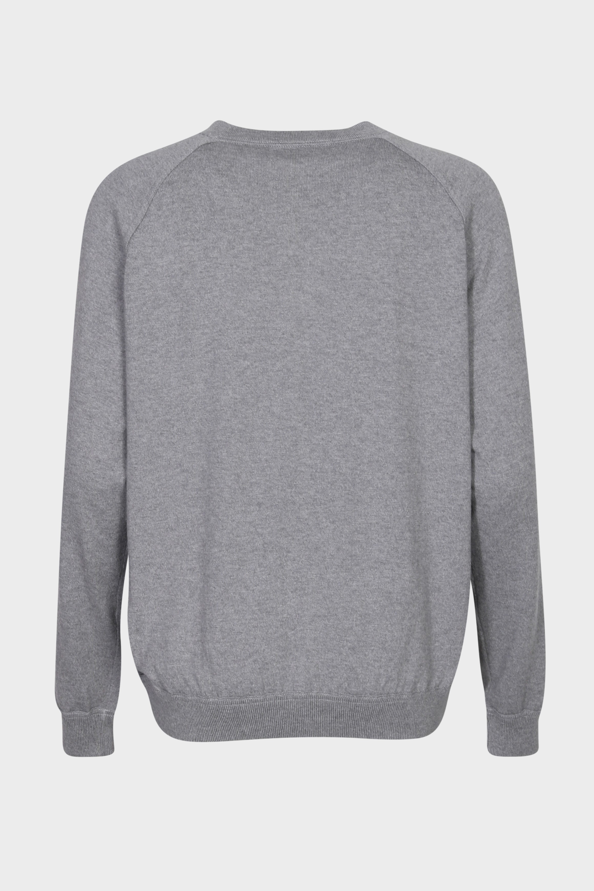 6397 Knit Pullover in Mid Grey M