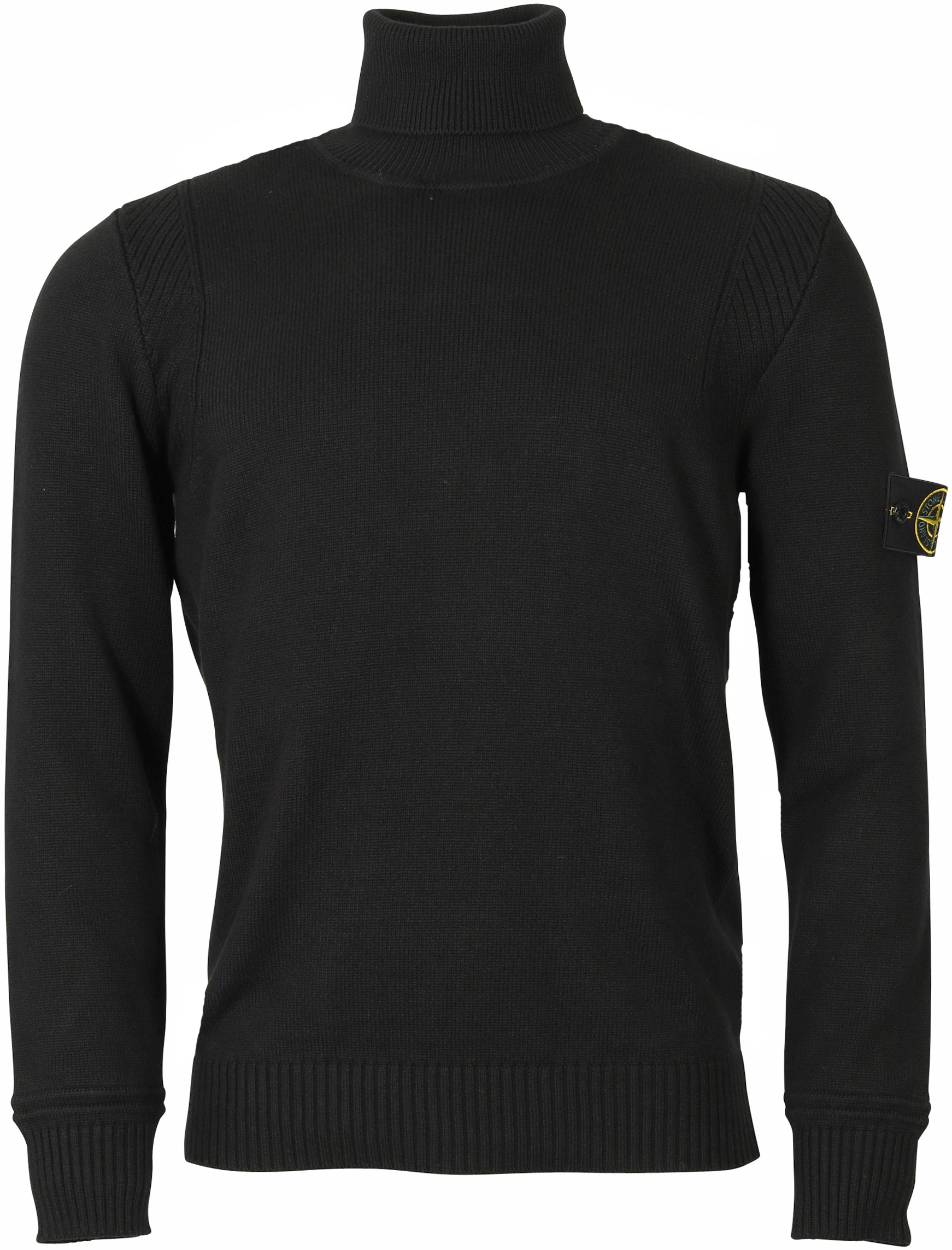 Stone Island Knit Turtleneck Sweater Black