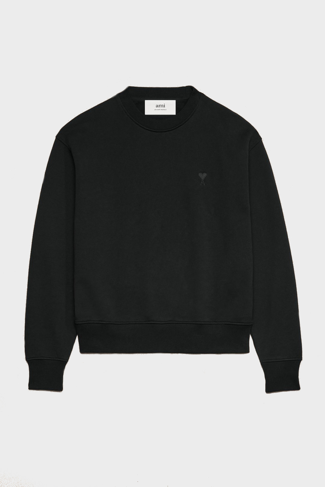 AMI PARIS de Coeur Sweatshirt in Black XS