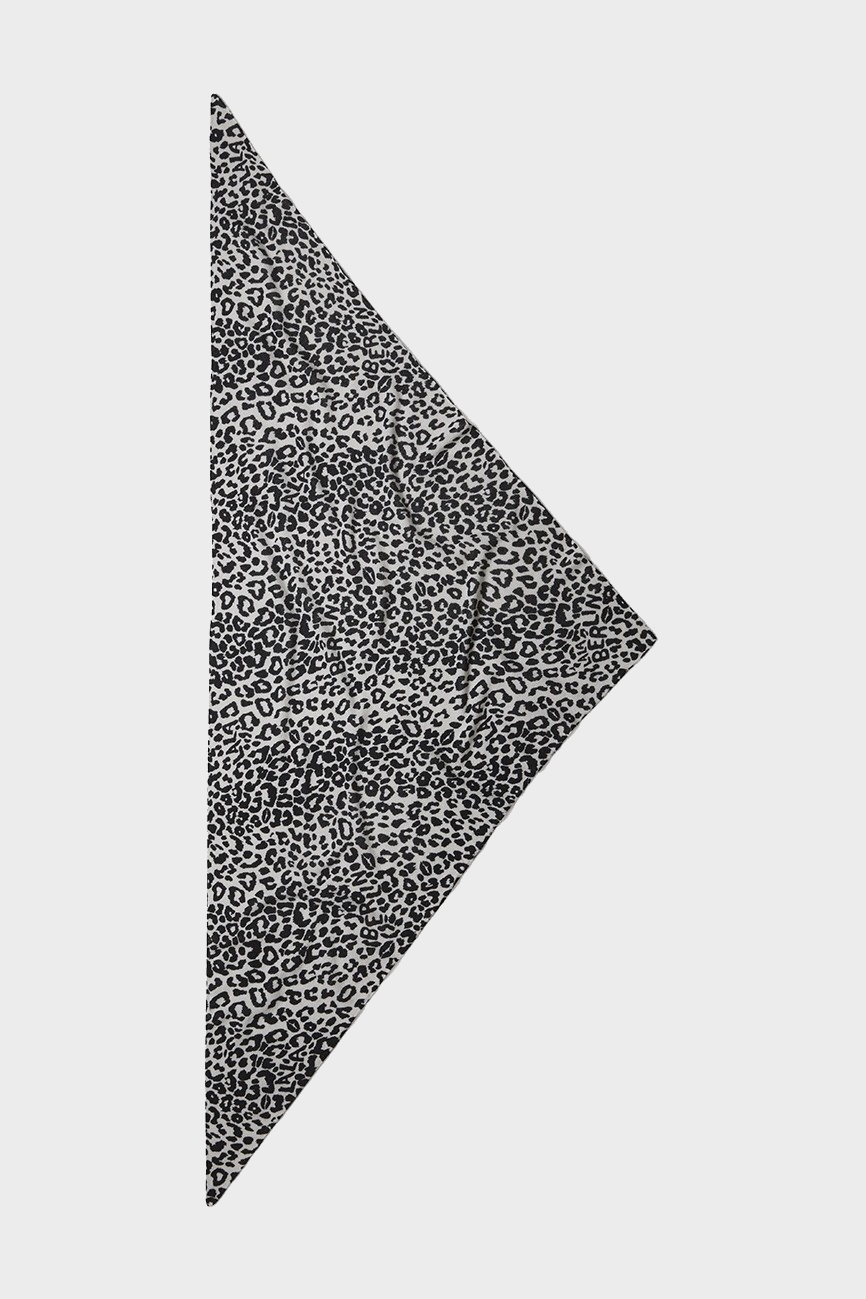 LALA BERLIN Cashmere Scarf in Light Beige Leo