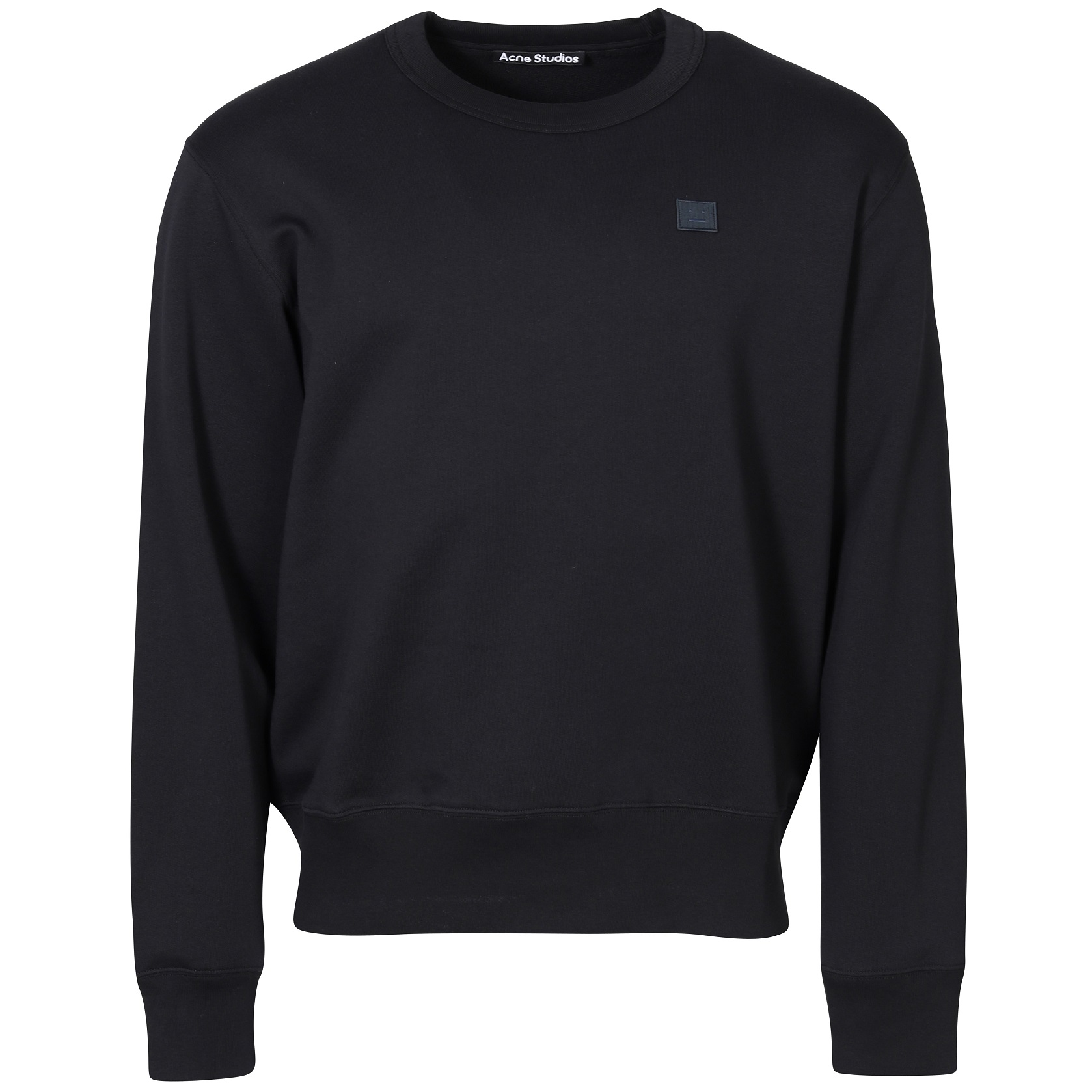 ACNE STUDIOS Unisex Regular Face Sweatshirt in Black