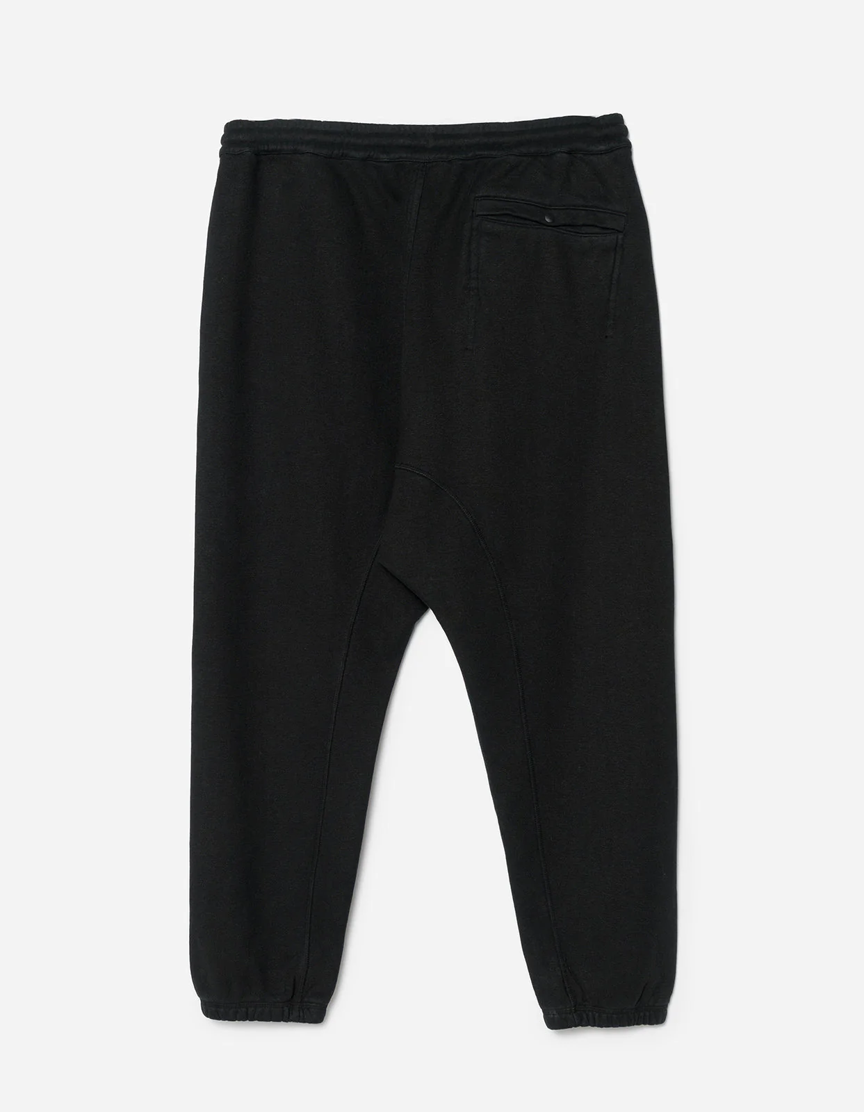 MAHARISHI 5232 Asym Low Hemp Sweatpant in Black XXL