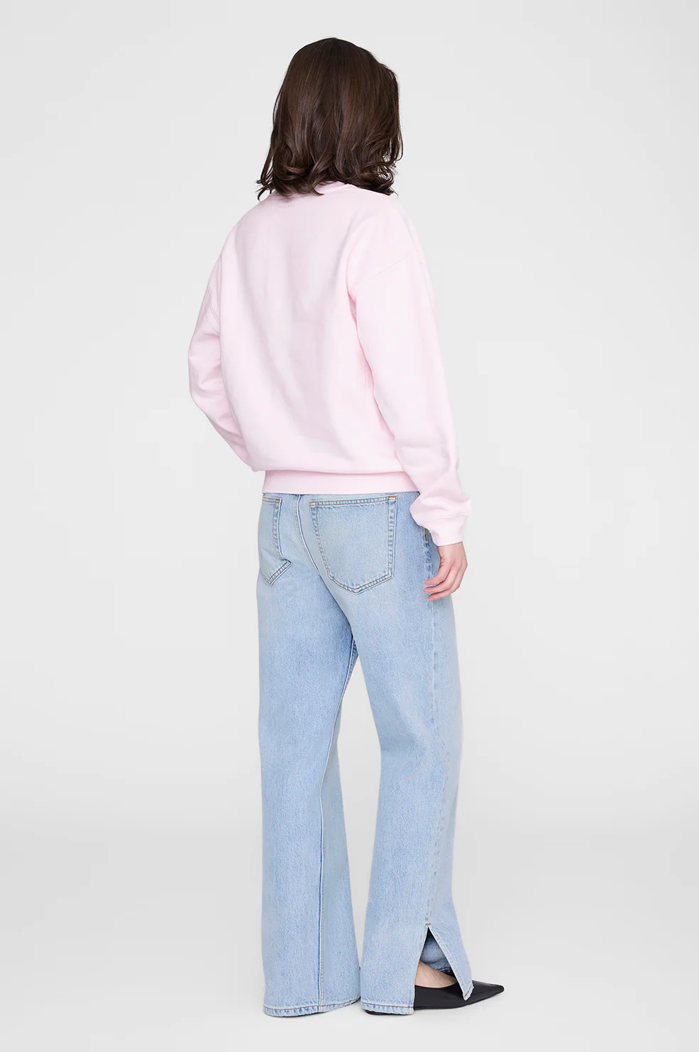 ANINE BING Sweatshirt Spencer in Powder Pink