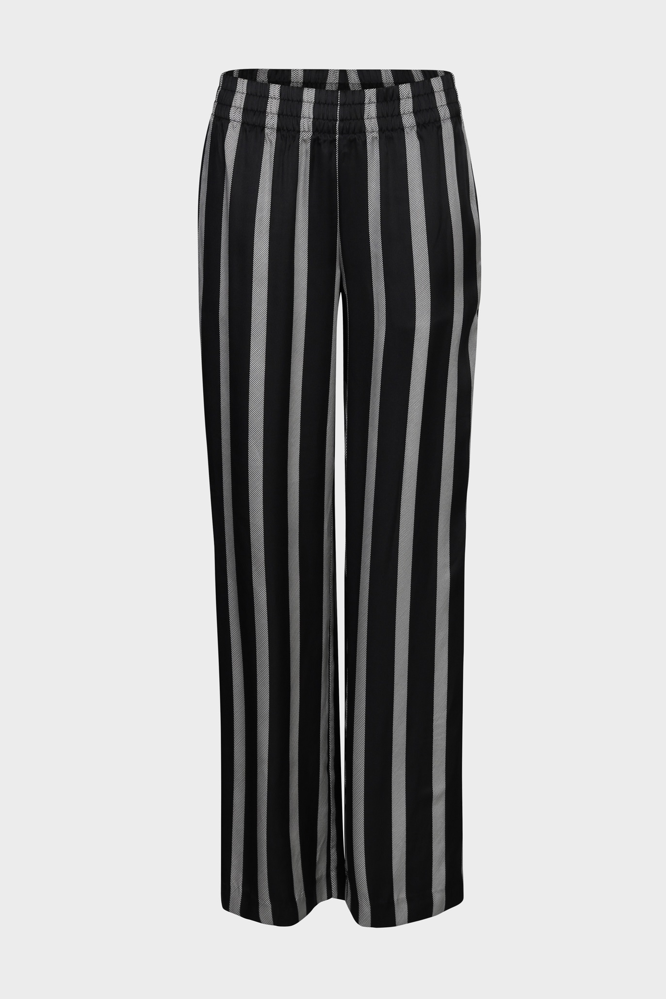 ANINE BING Soto Pant in Black Herringbone Stripe ANINE BING Soto Pant in Black Herringbone Stripe
