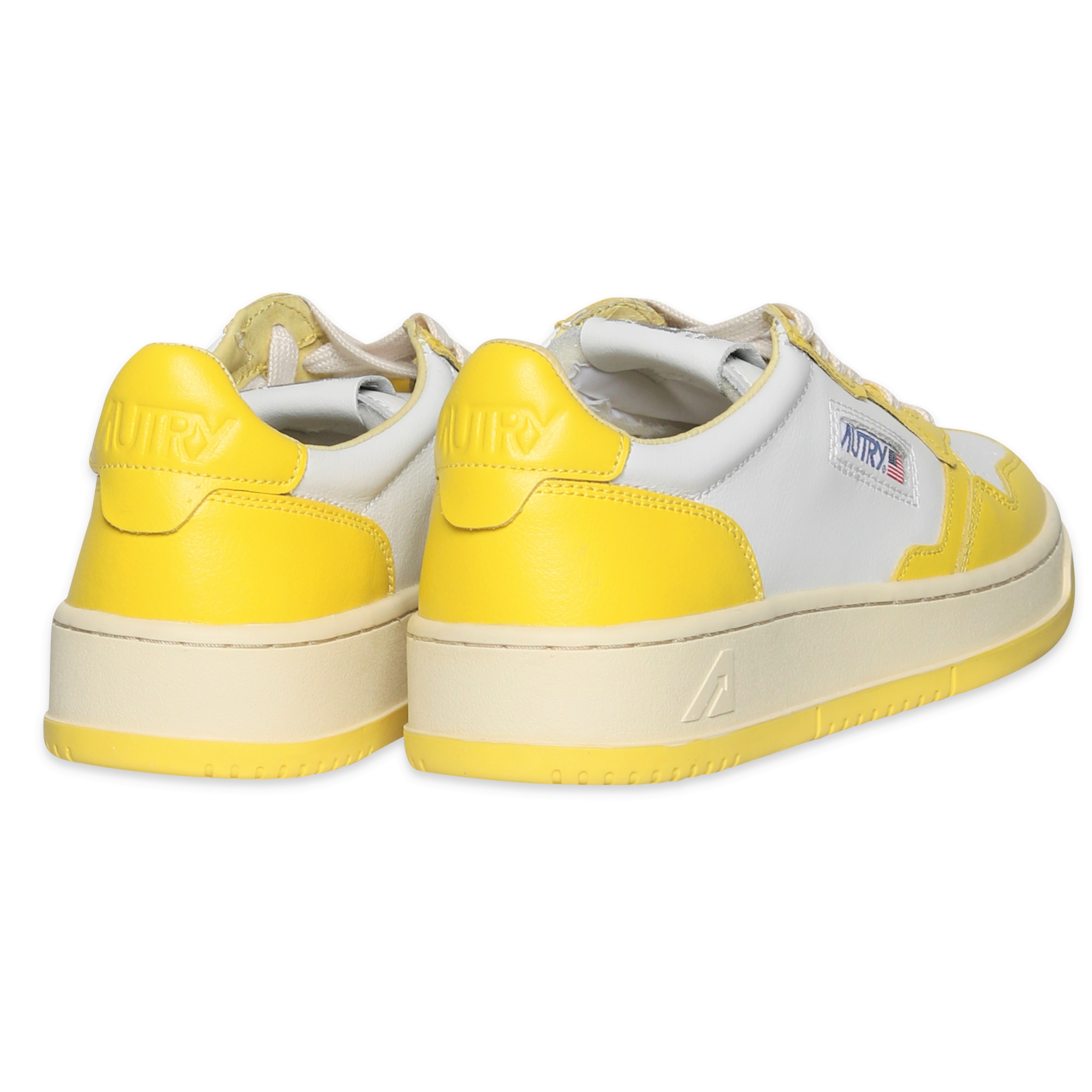 Autry Action Shoes Low Sneaker White/Yellow 41