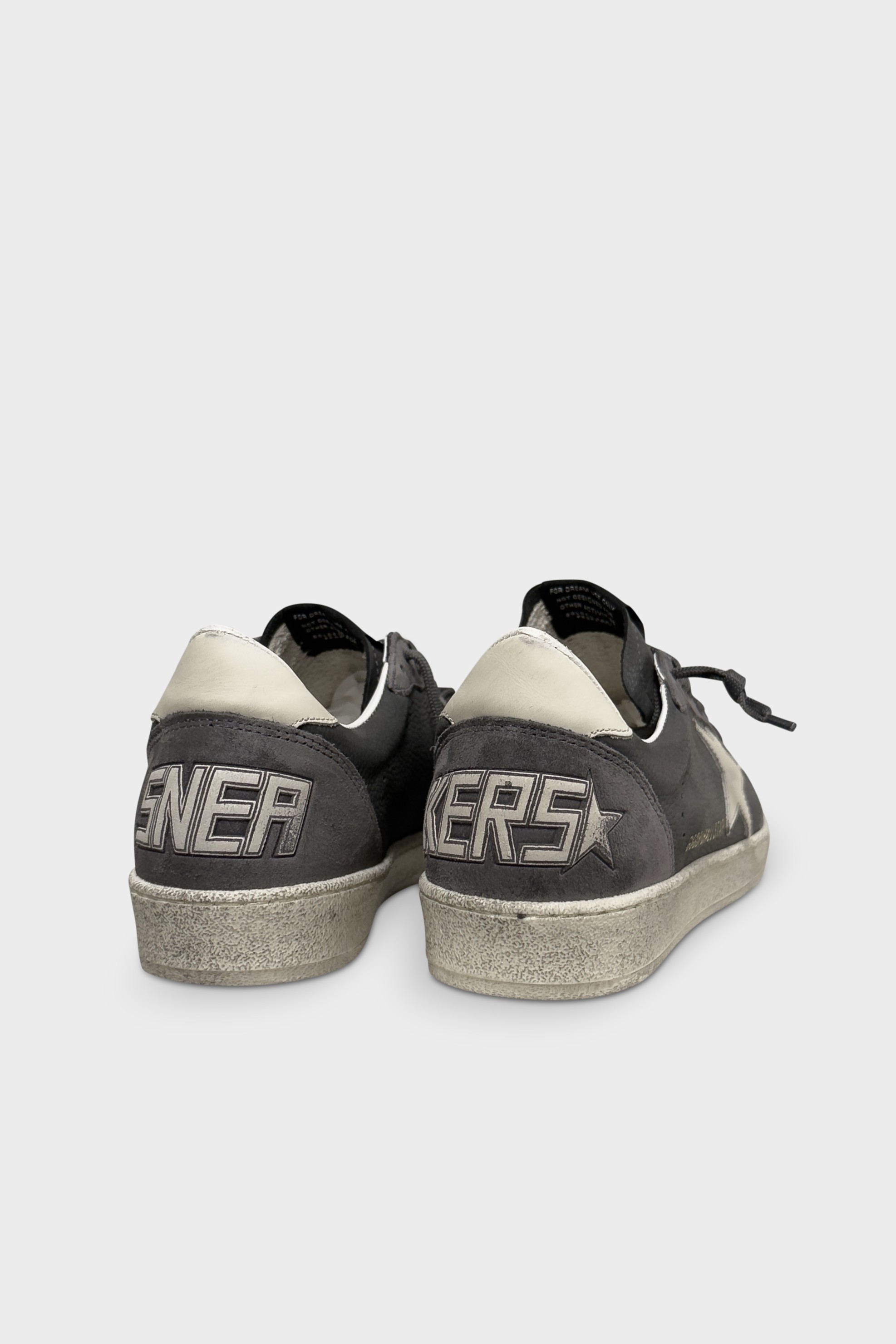 GOLDEN GOOSE Ballstar Grey Nubuk