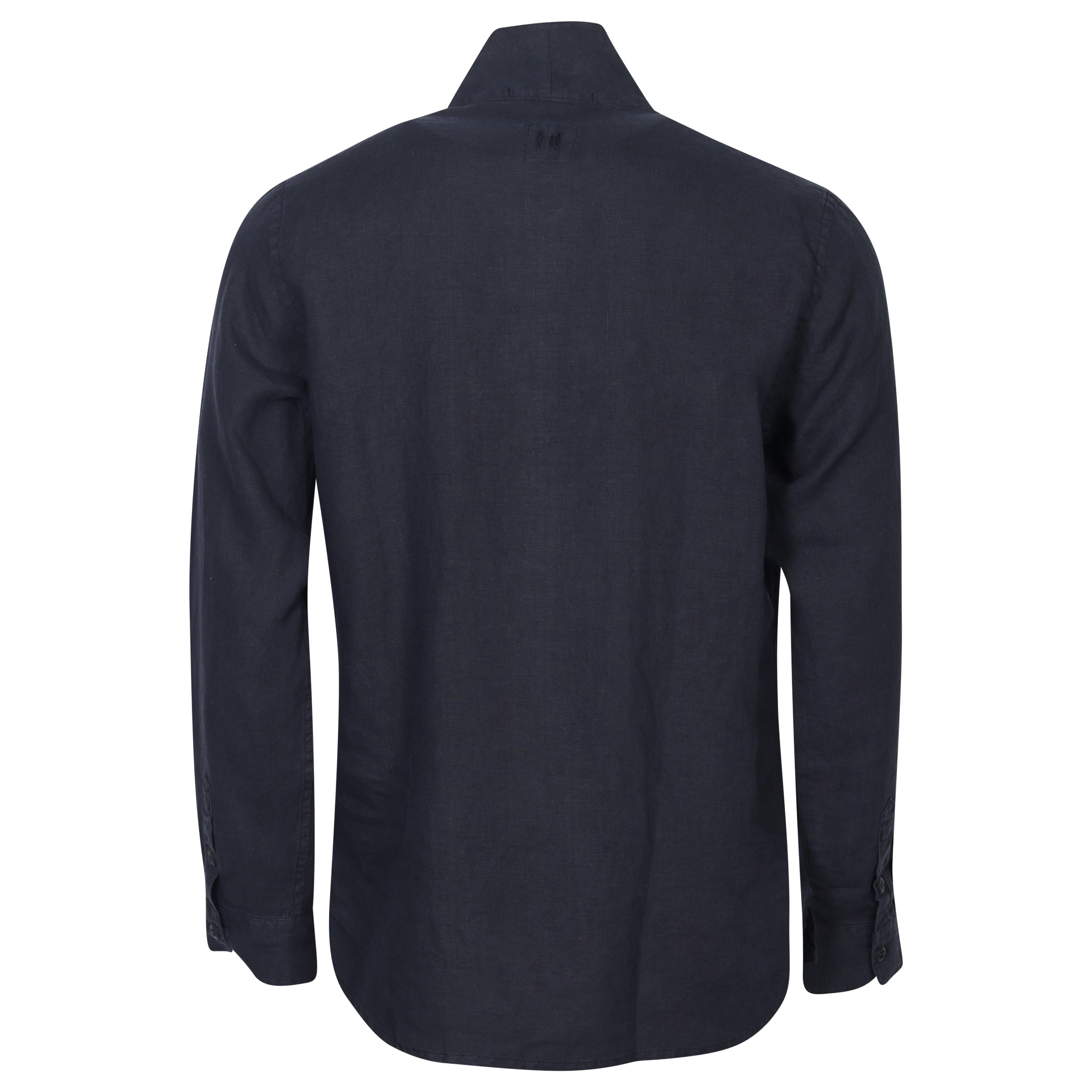 Hannes Roether Linen Shirt Navy S