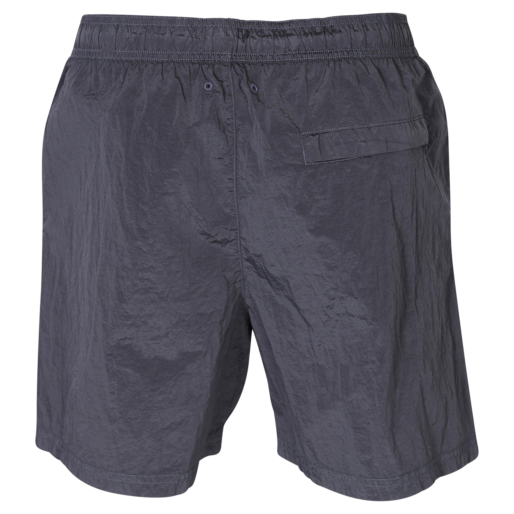 STONE ISLAND Shiny Swim Shorts in Dark Grey S