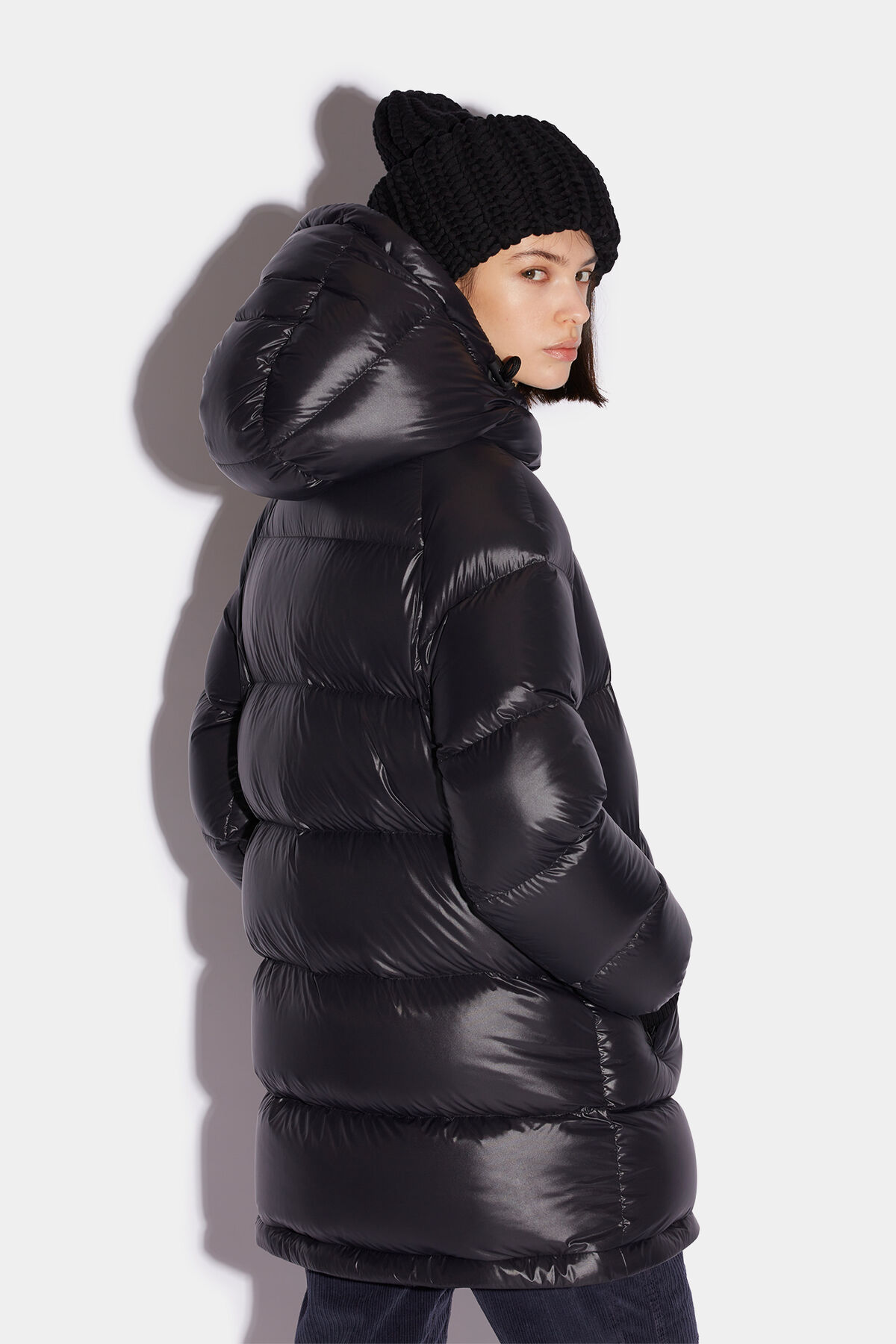 DSQUARED2 Puffer Jacket in Black IT 40 / DE 34