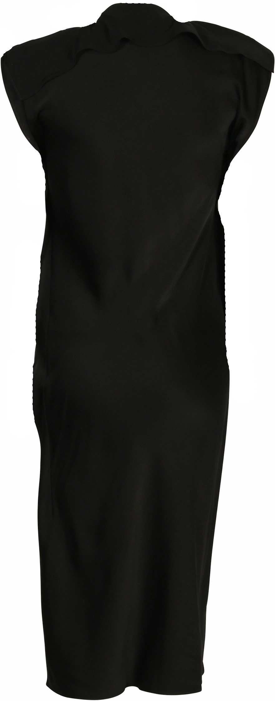 Helmut Lang Velvet Shift Dress Black