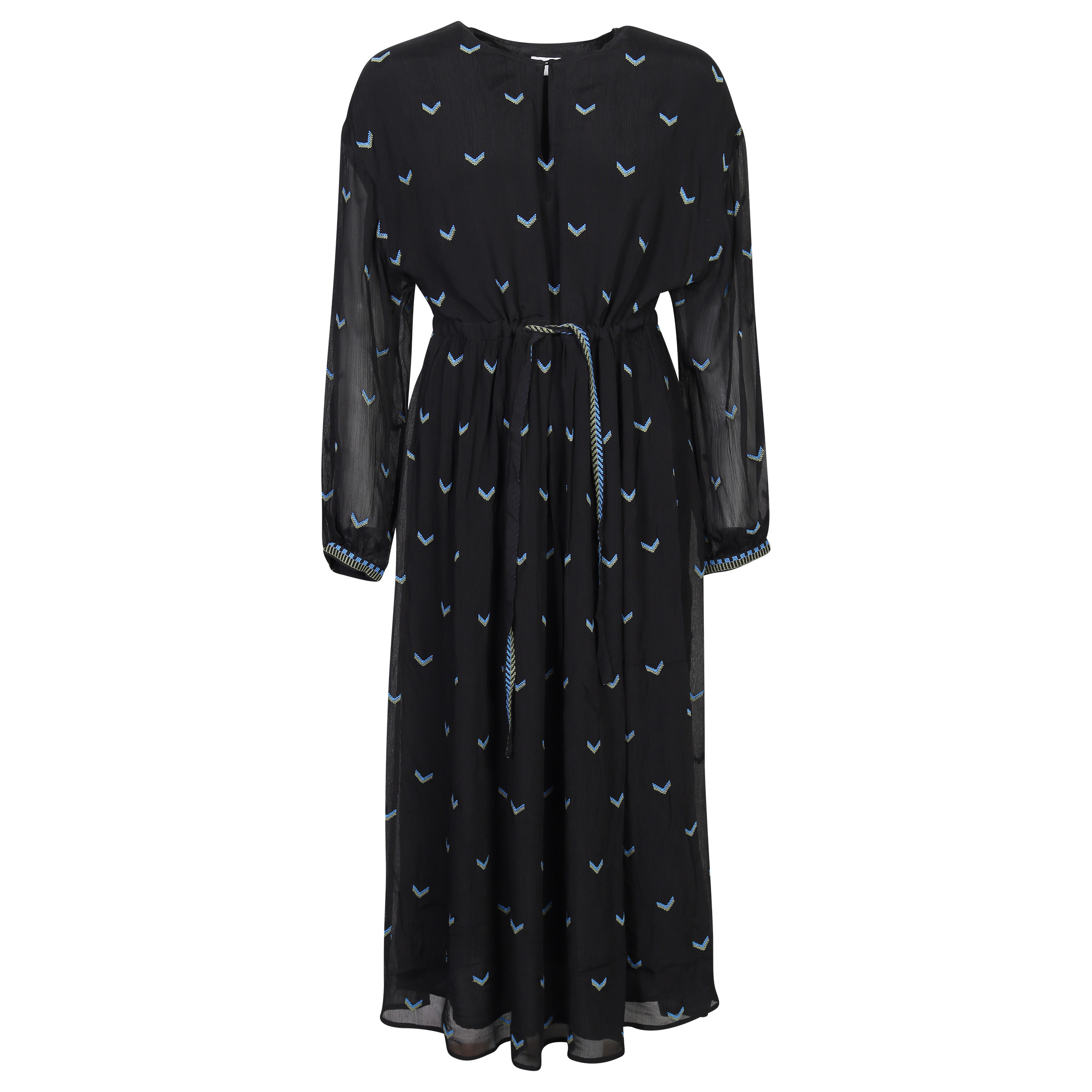 Lala Berlin Dress Dessa Black Embroidered