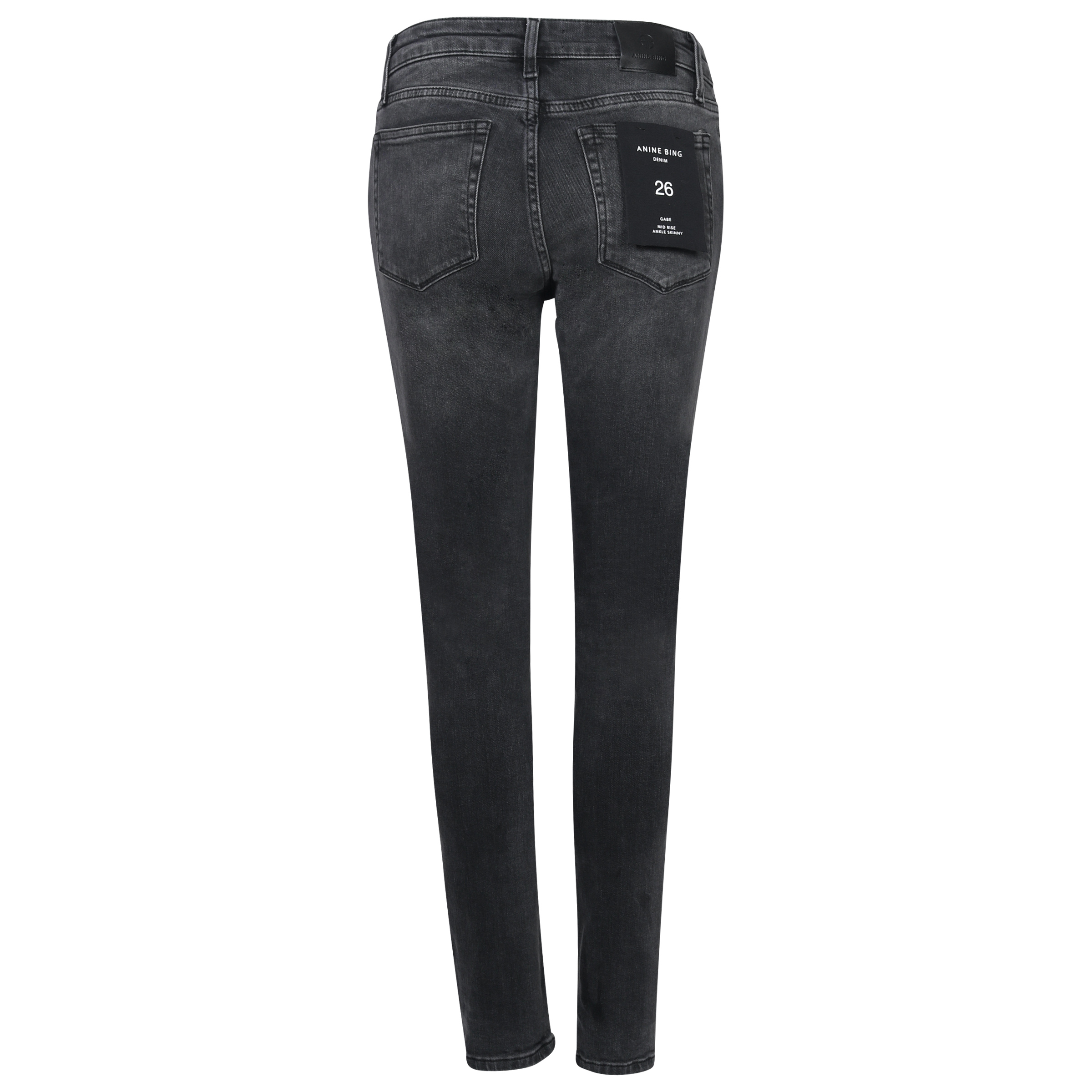 Anine Bing Jeans Gabe Black Washed 27