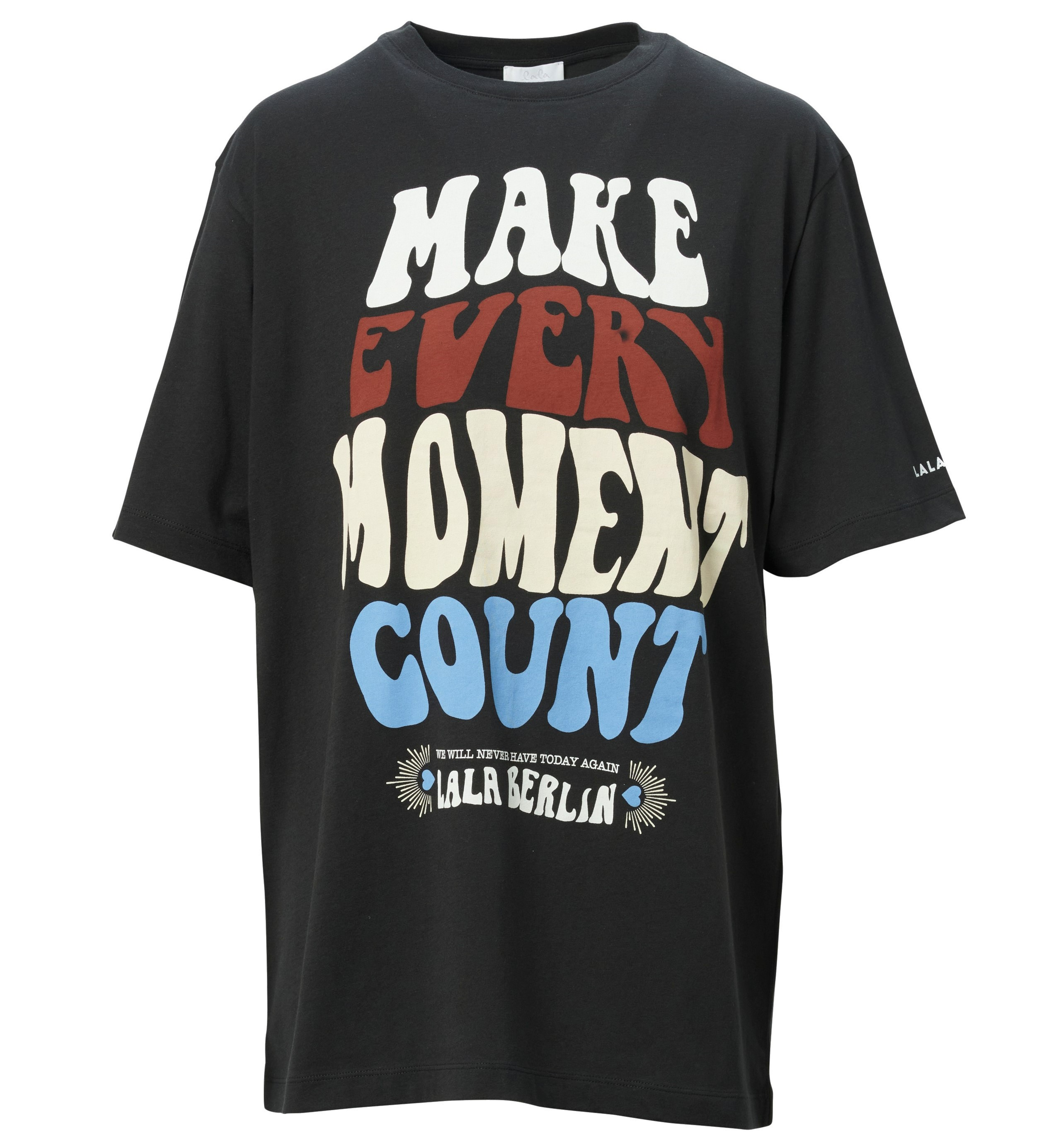 Washed Lala LALA BERLIN T-Shirt Collin in Washed Black S