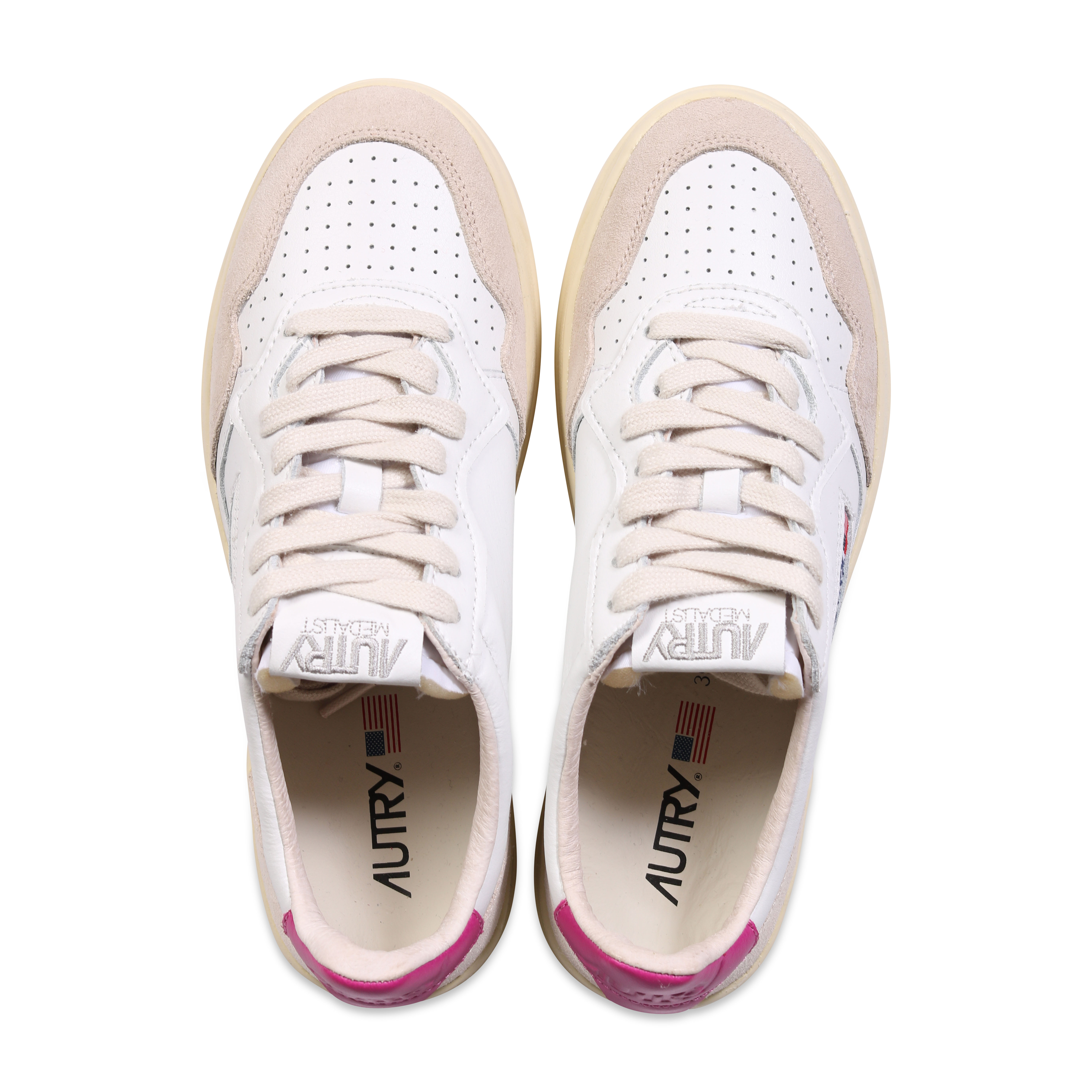 Autry Action Shoes Low Sneaker Suede/White/Bubble 41