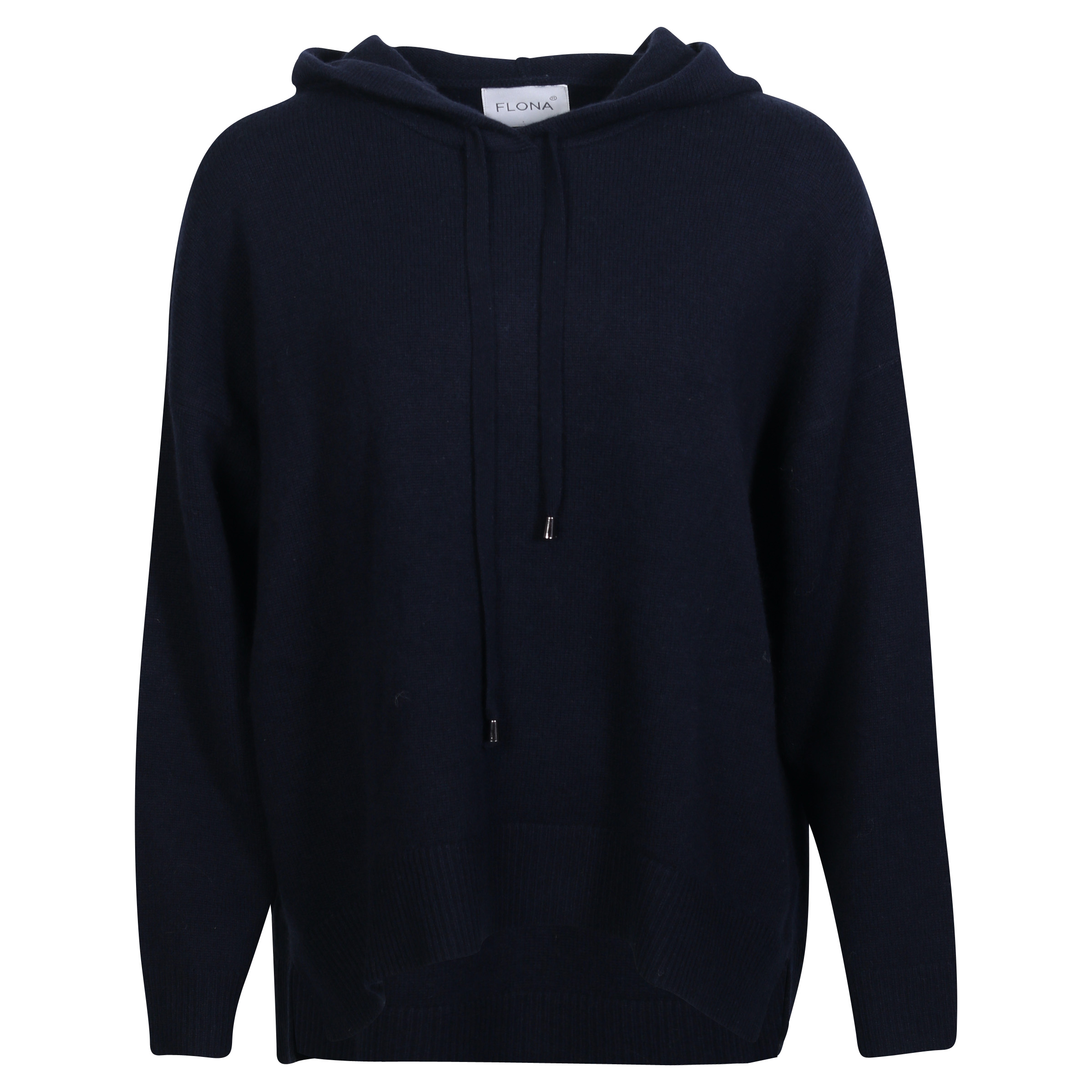 Flona Cashmere Hoodie in Navy XS