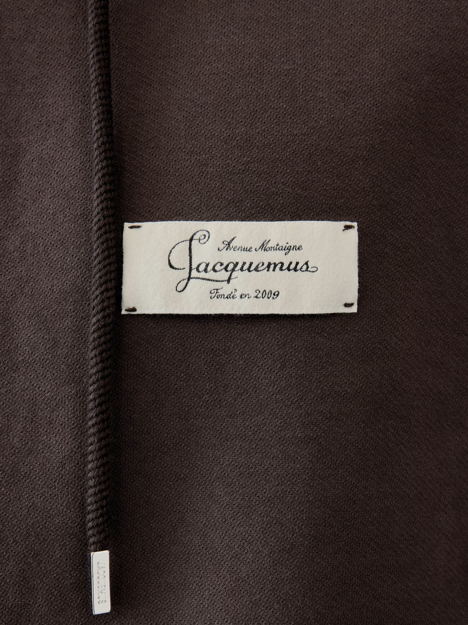 JACQUEMUS Corso Oversize Hoodie in Dark Brown