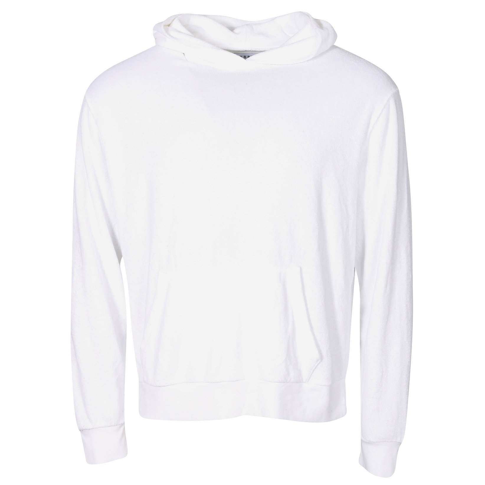 JASPER LOS ANGELES Terry Hoodie Malibu in White