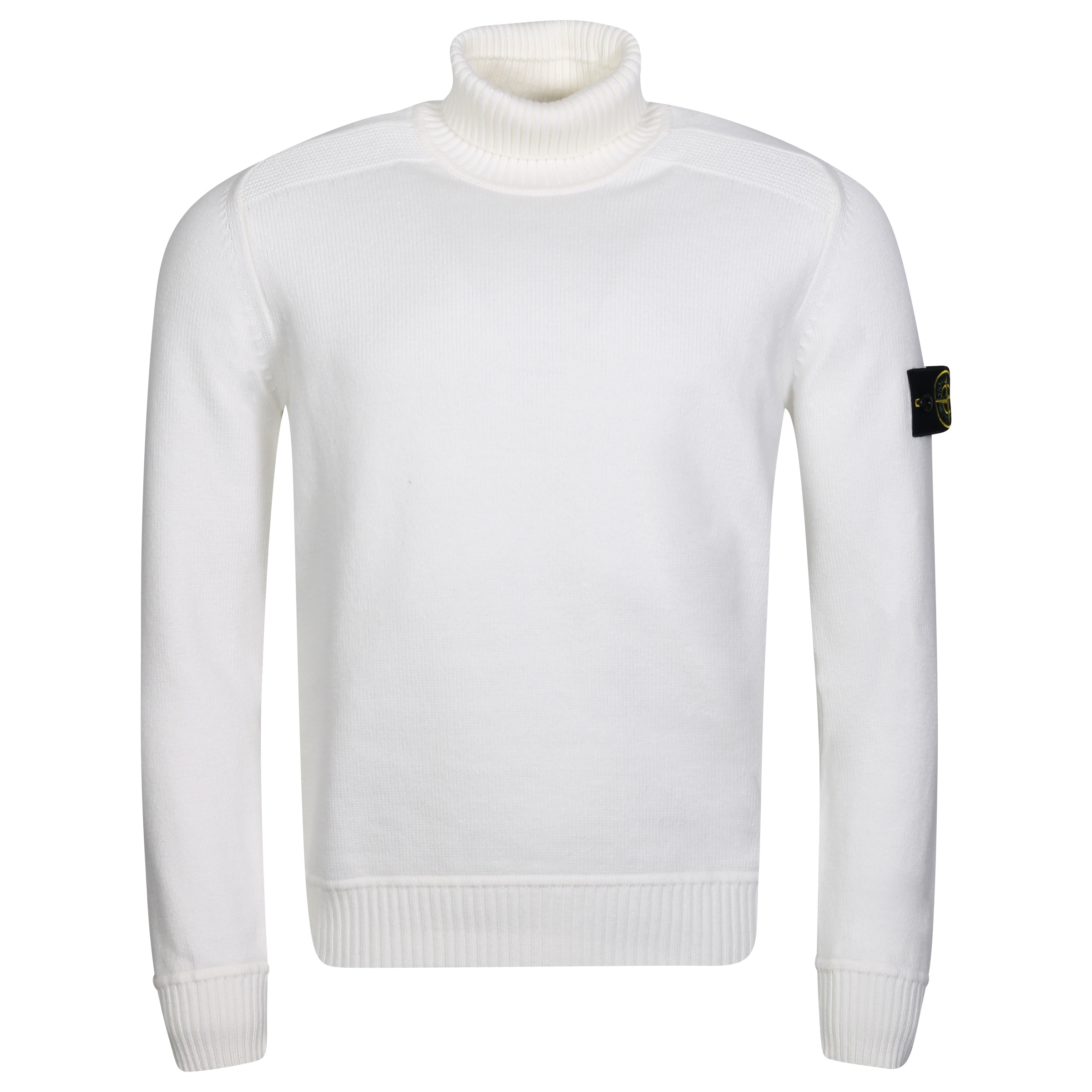 Stone Island Turtle Knit Sweater White