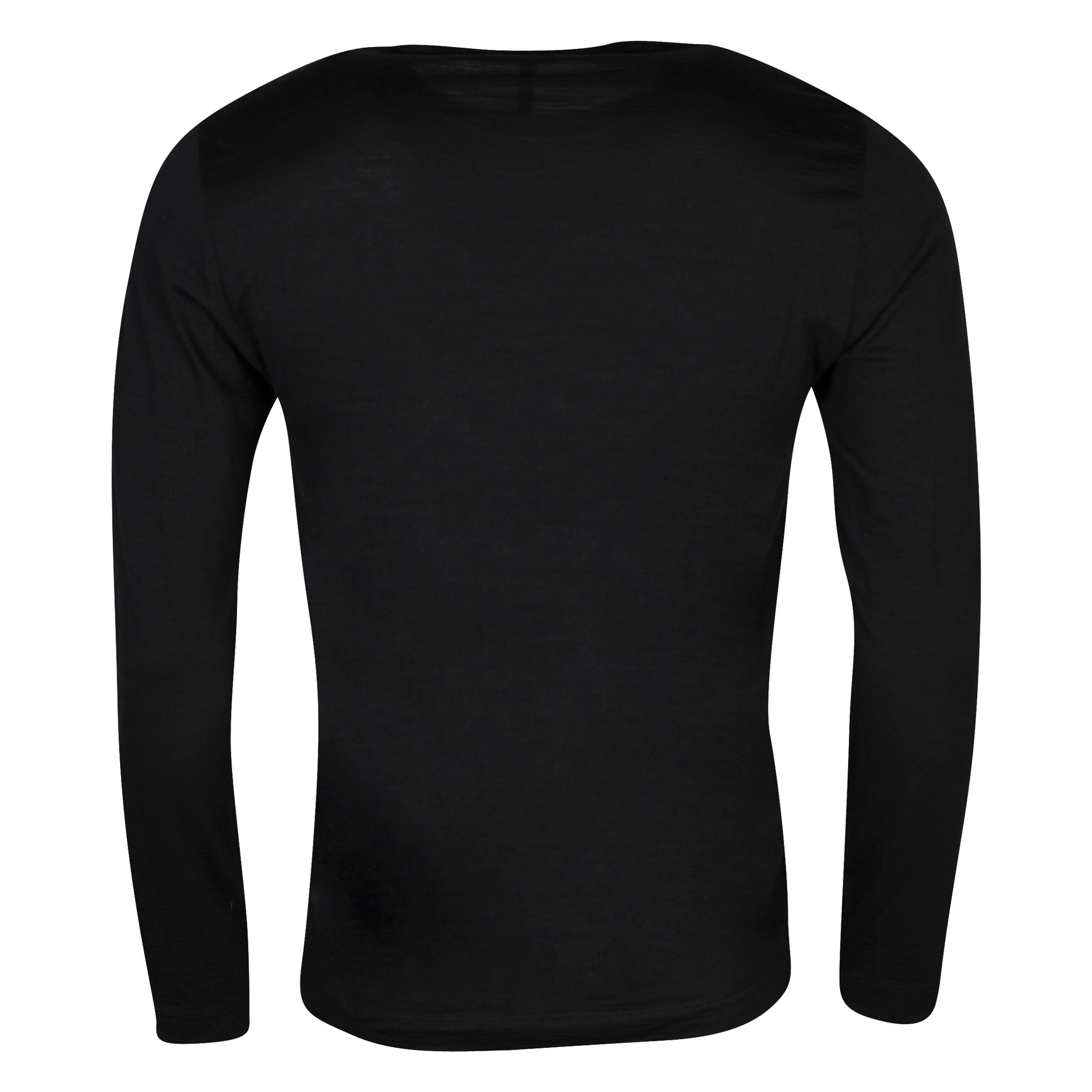 Transit Uomo Wool Longsleeve in Black 3XL