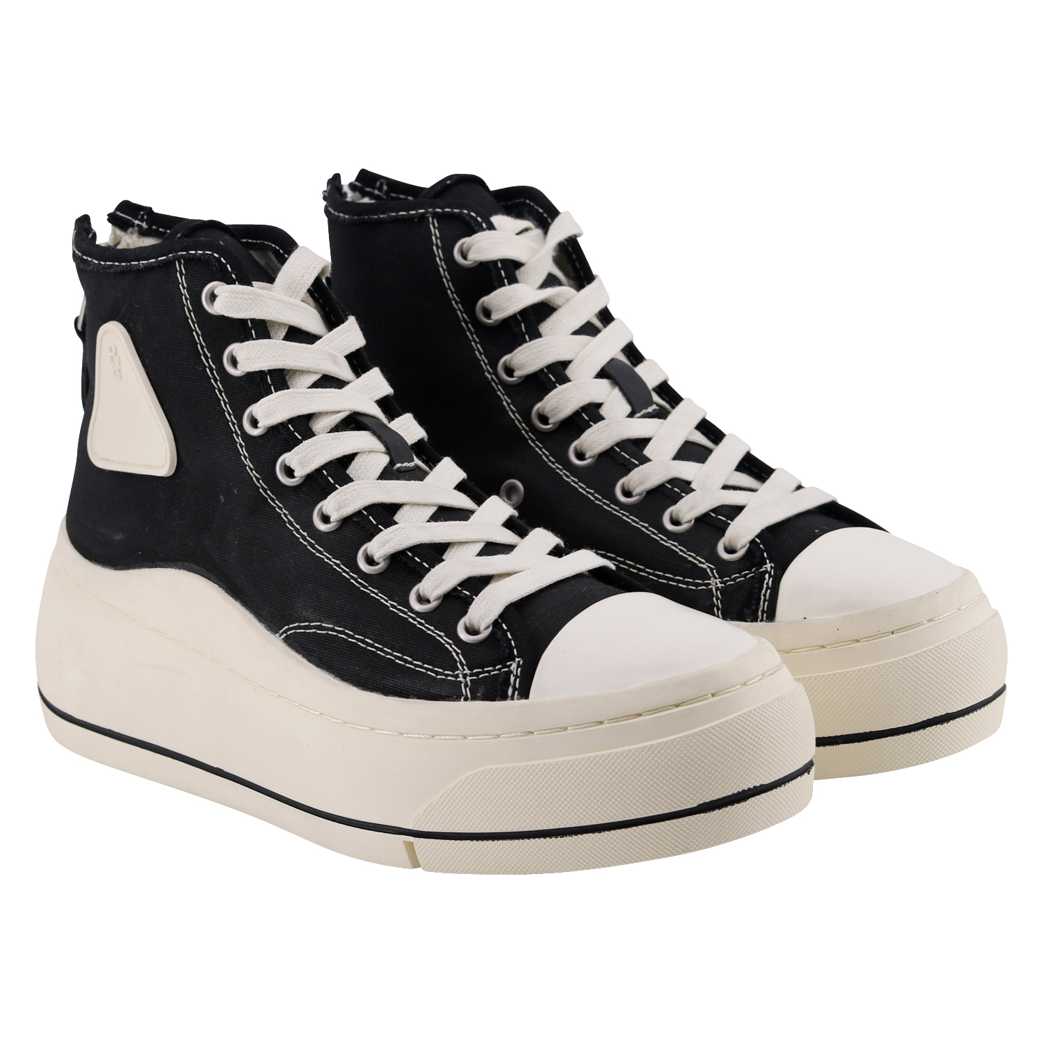 R13 High Top Sneaker Black