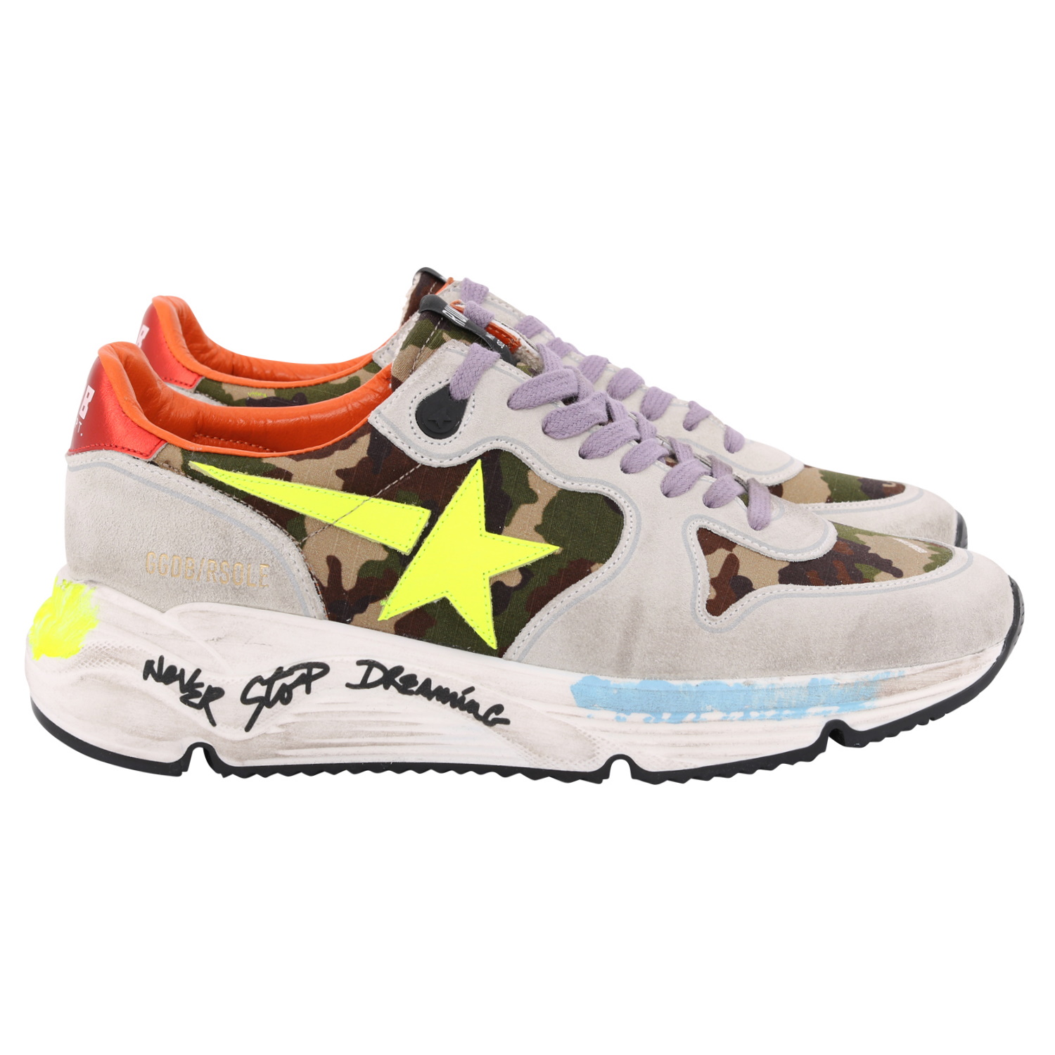 Golden Goose Sneaker Running Camouflage