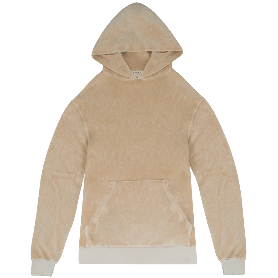 Jasper Los Angeles Terry Hoodie Malibu in Sand L