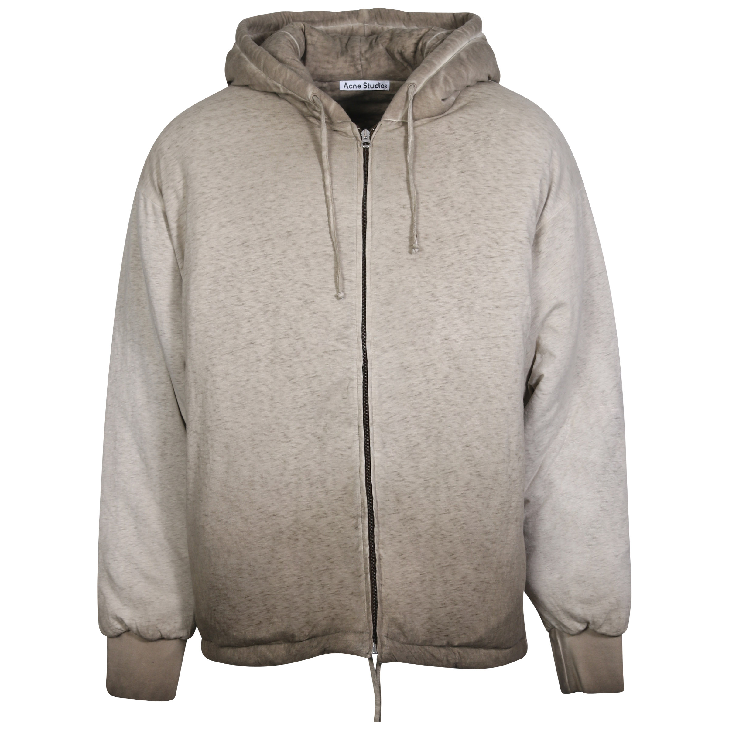 Acne Studios Backprinted Sweatjacket in Dusty Brown