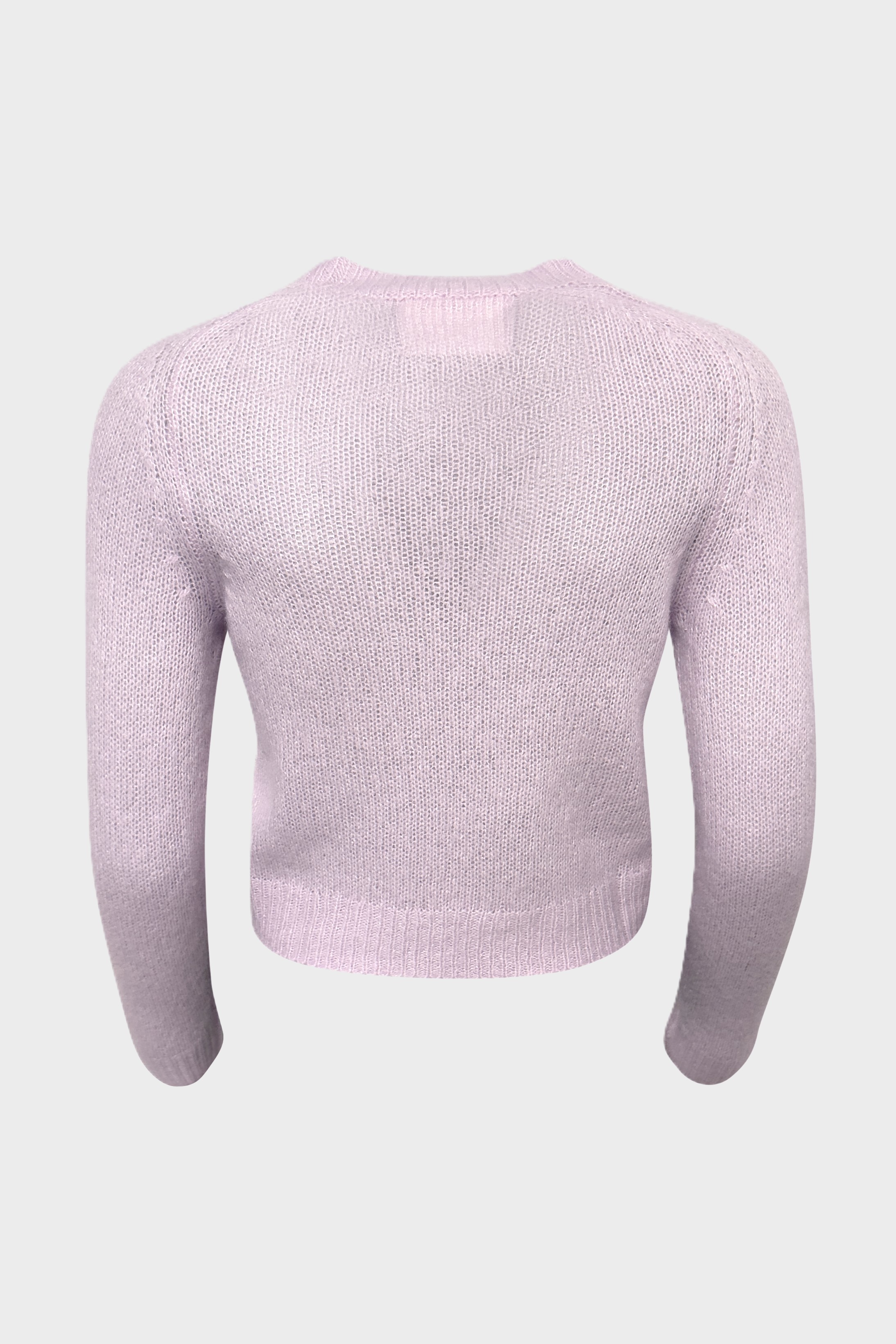 LISA YANG Solene Cashmere/Silk Sweater in Light Pink 2 / M-L