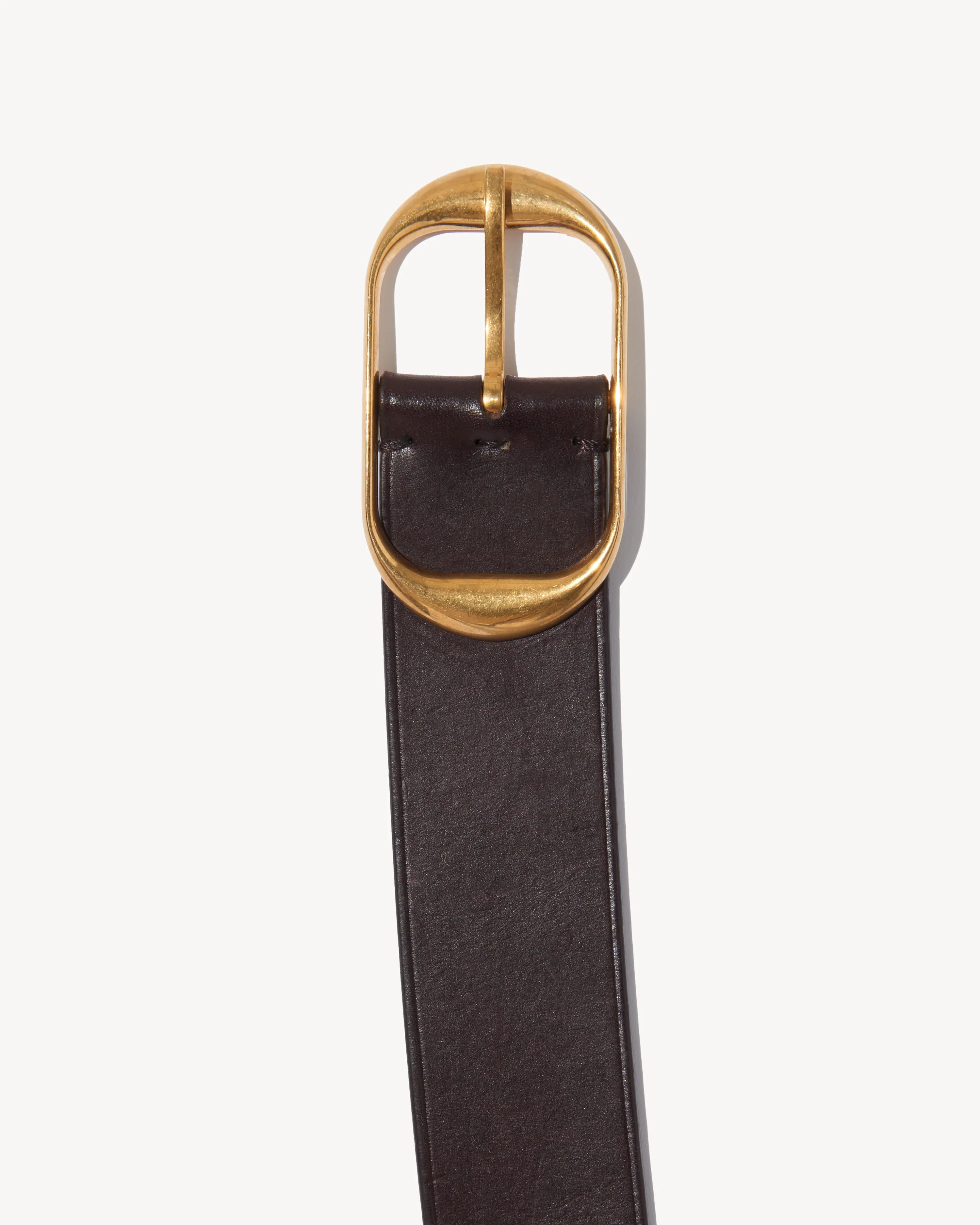 NILI LOTAN Nili Belt in Dark Brown/Antique Brass 95