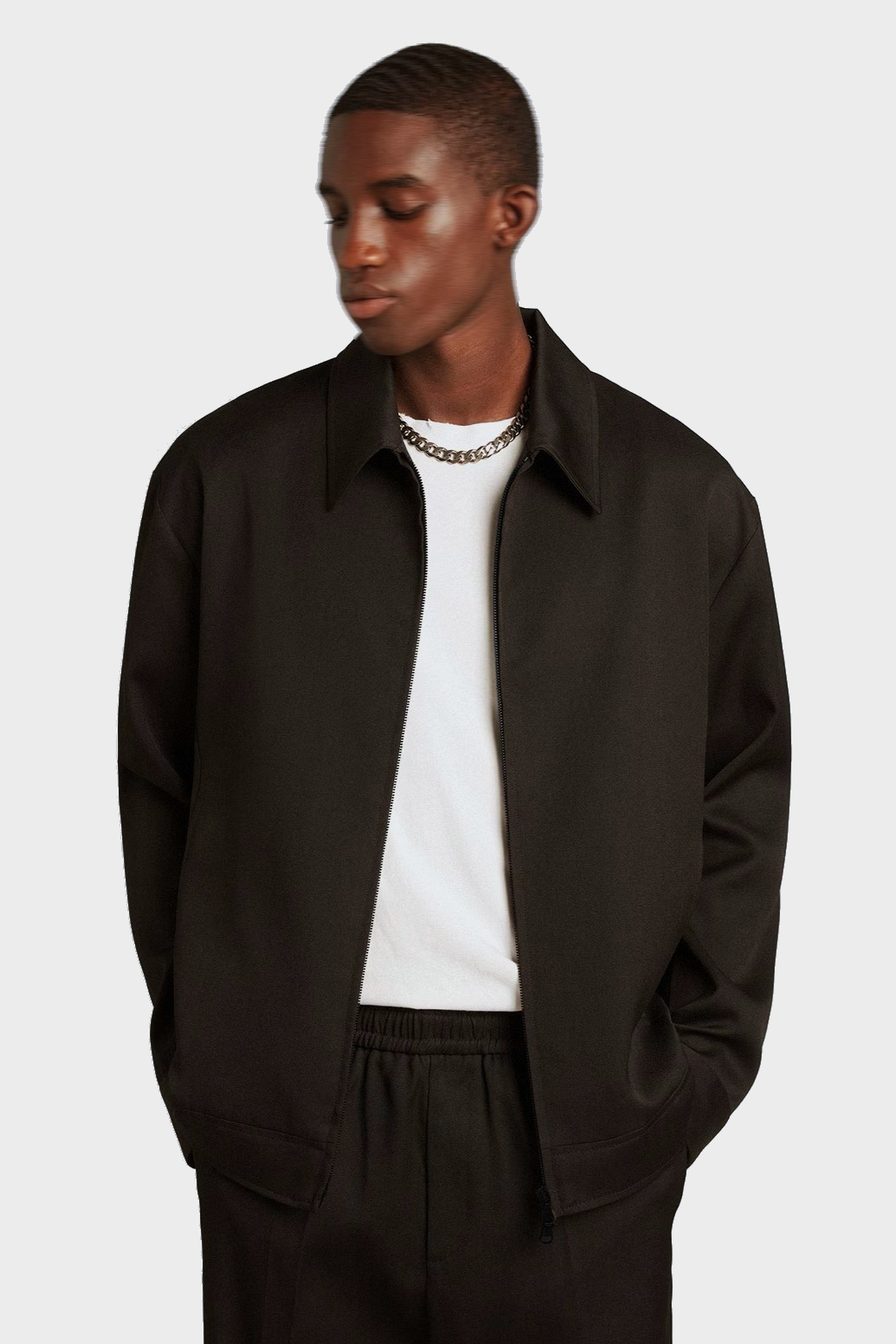 GOLDEN GOOSE Coach Jacket Luther in Black GOLDEN GOOSE Coach Jacket Luther in Black