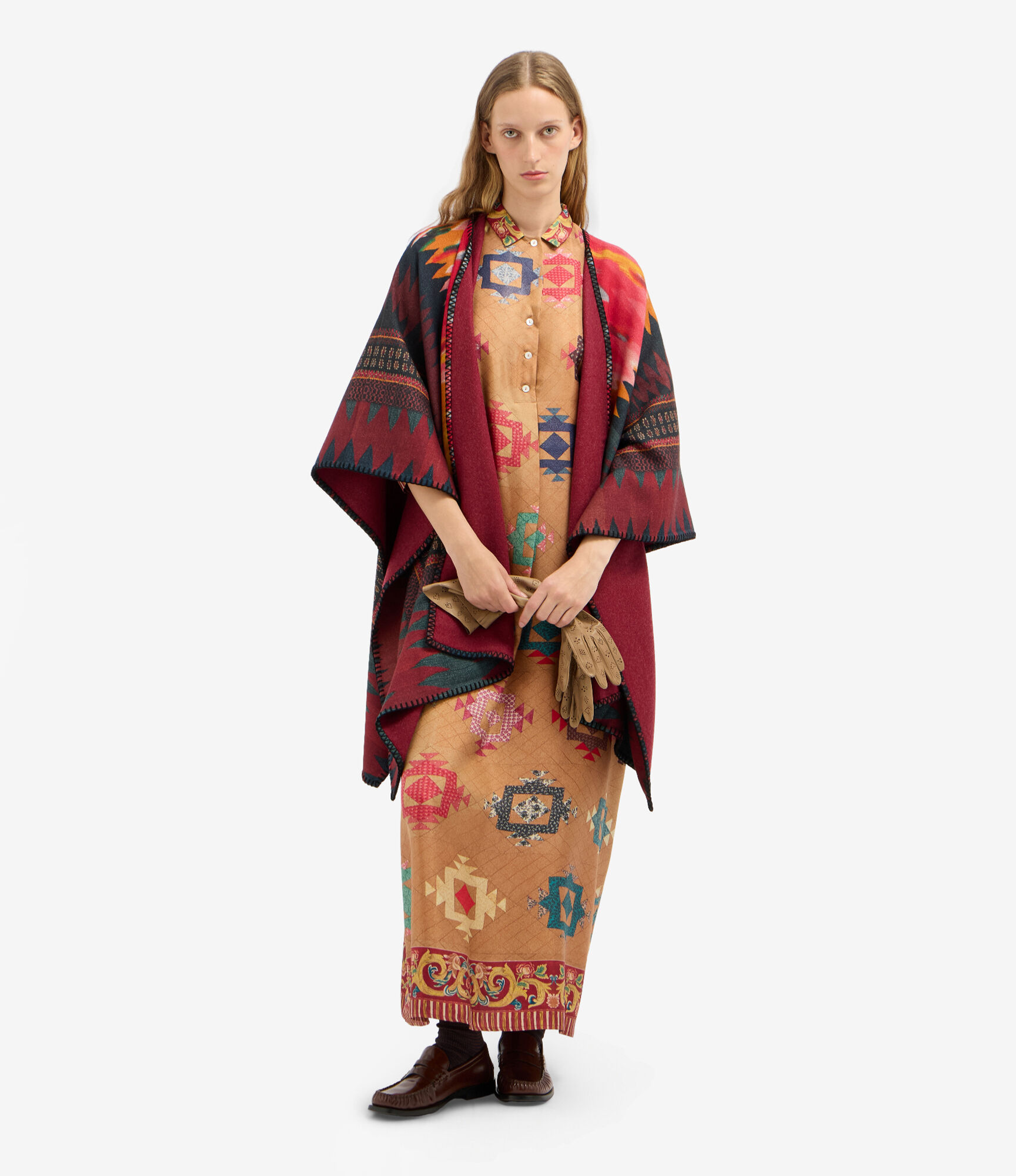 PIERRE-LOUIS MASCIA Poncho Multicolor