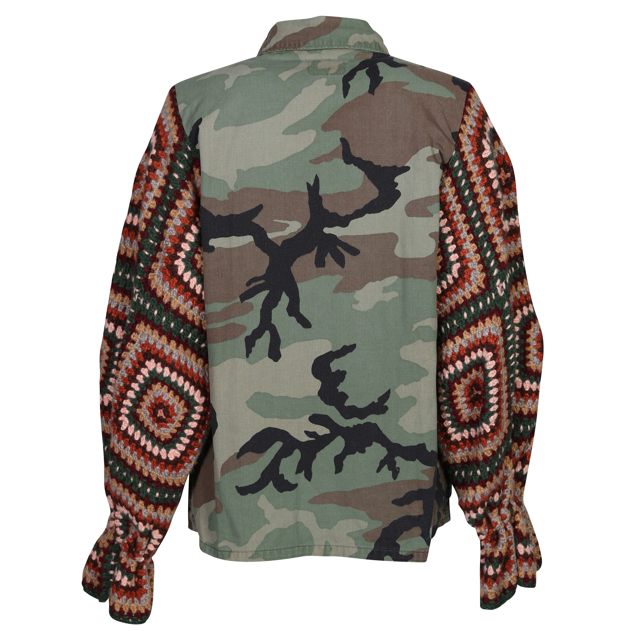 Tu Lizé Upcycled Original Military Jacket Eco Fur Lining