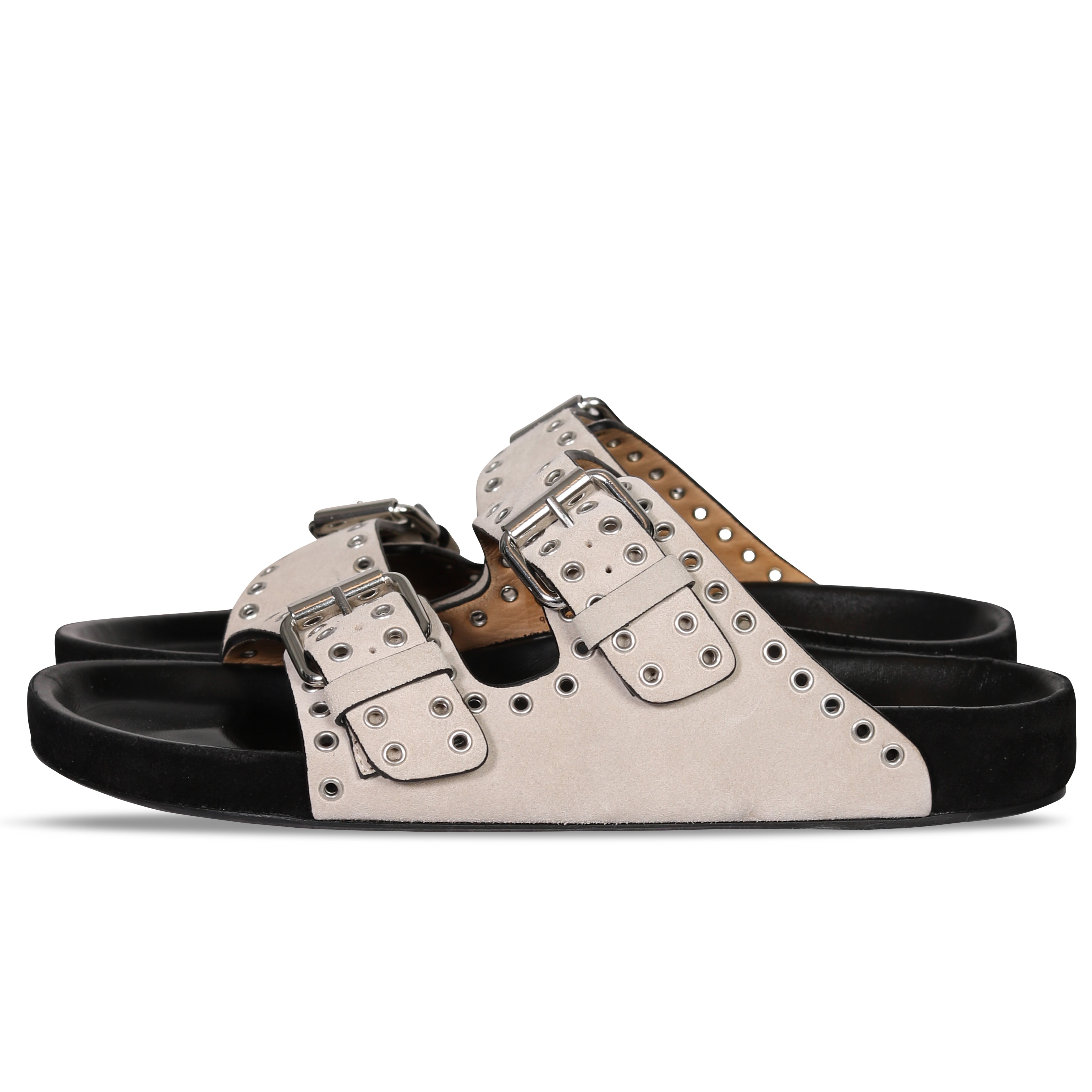 Isabel Marant Sandals Lennyo Studs in Beige