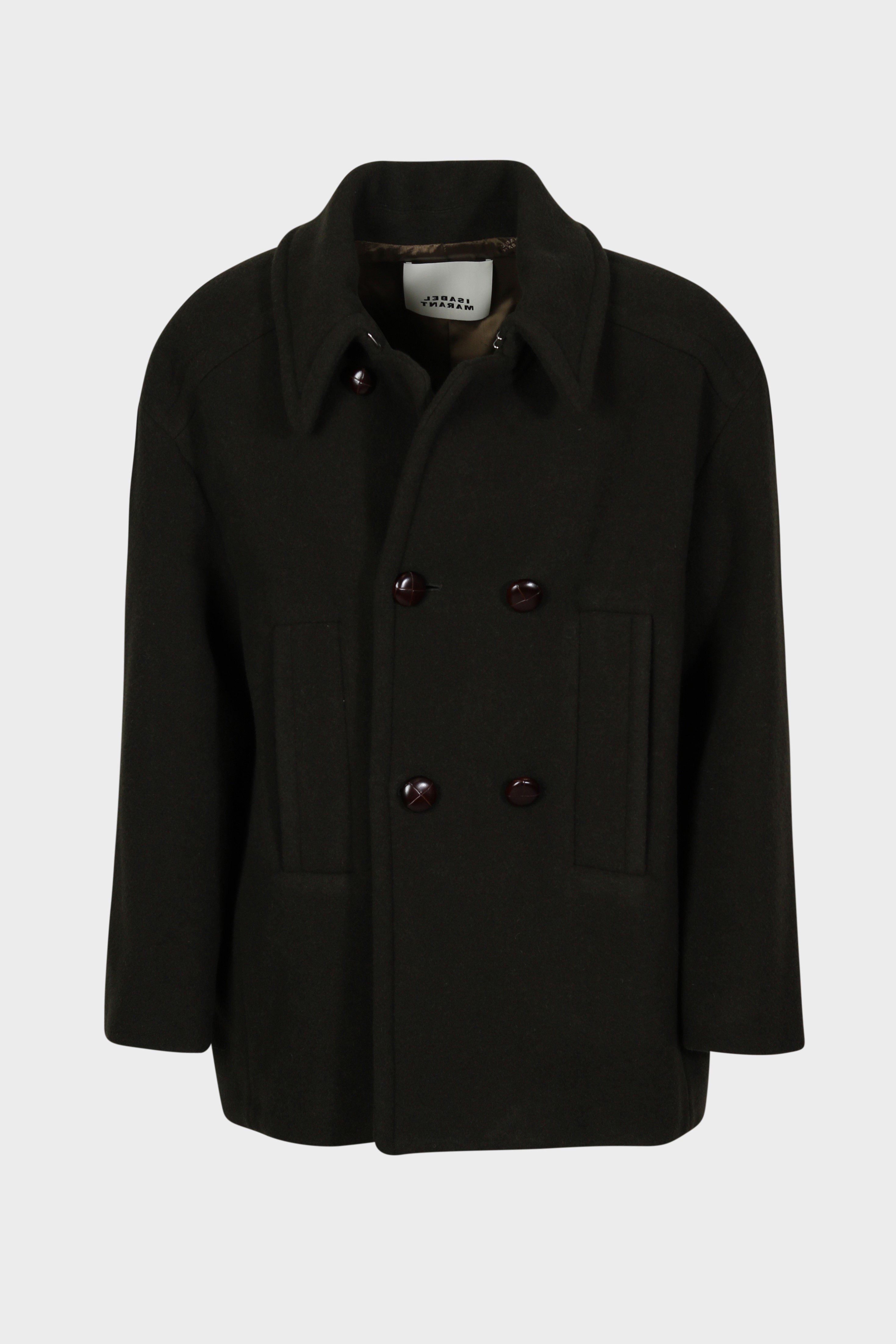 ISABEL MARANT ÉTOILE Peacoat in Dark Khaki