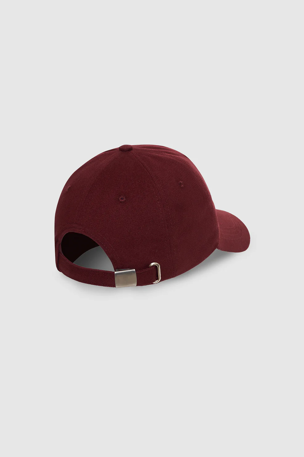 ANINE BING One Jeremy Baseball Collegiate Cap in Bordeaux