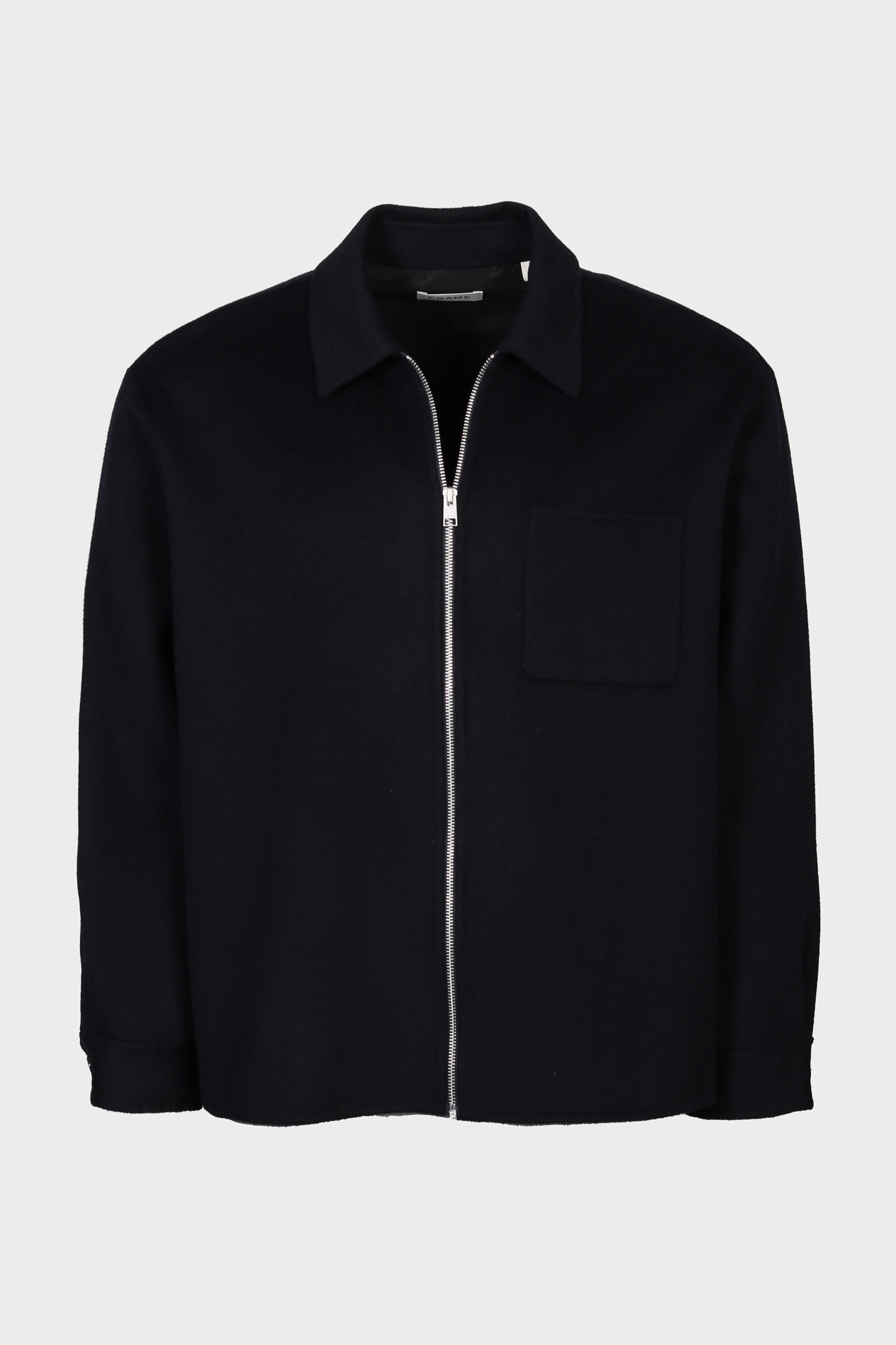 FRAME Wool Overshirt in Navy XL