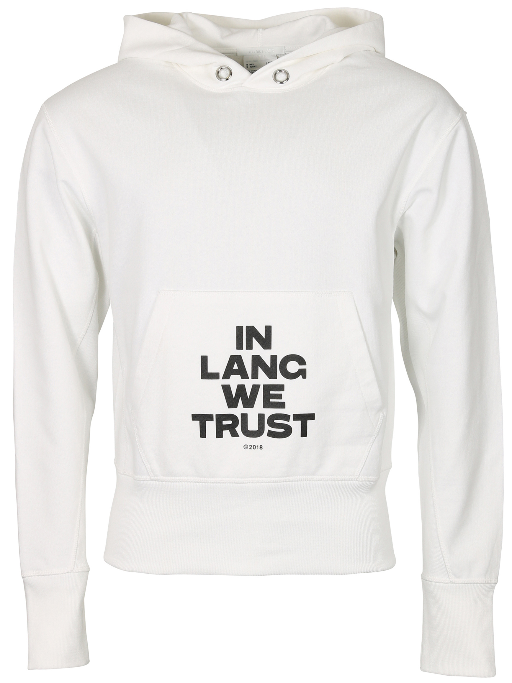 Helmut Lang Trust Hoodie White S