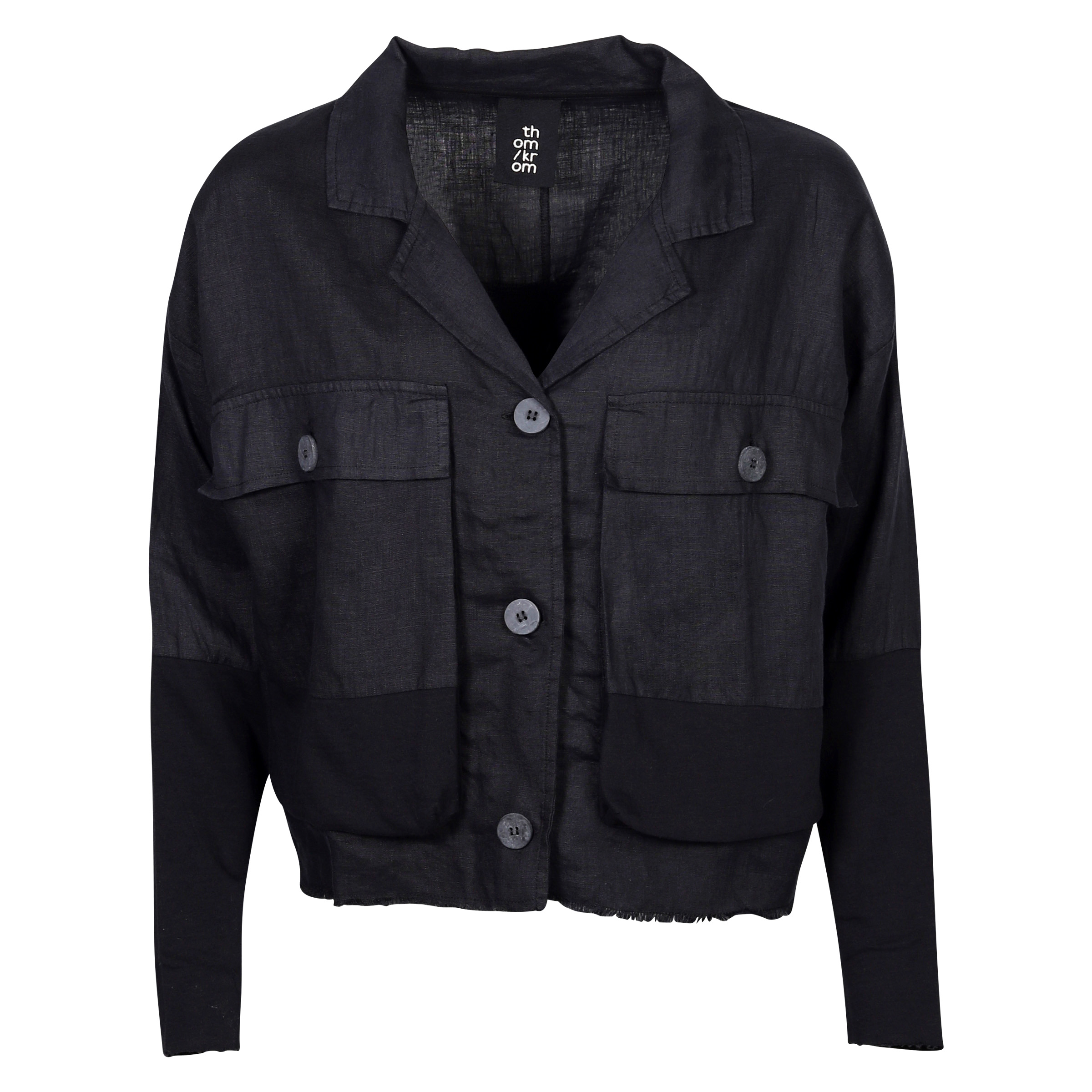 Thom Krom Linen Jacket Black