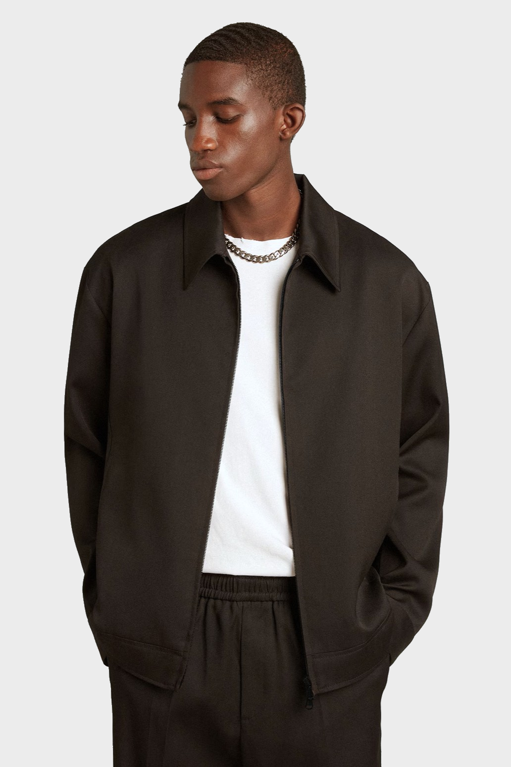 GOLDEN GOOSE Coach Jacket Luther in Black