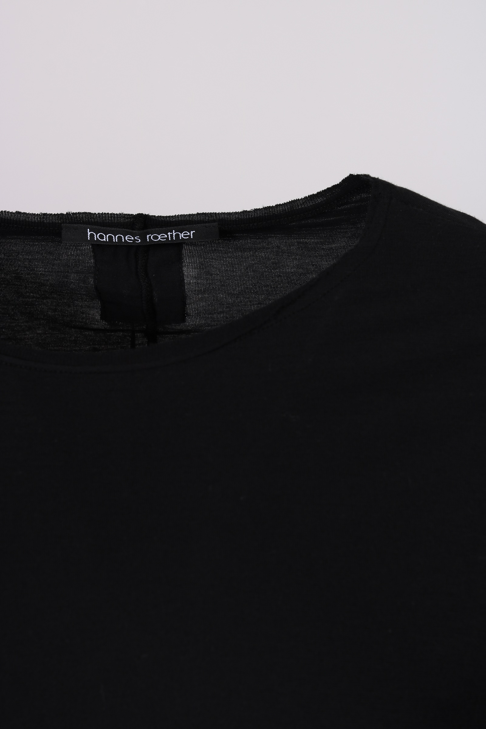 Hannes Roether Crewneck T-Shirt in Black S