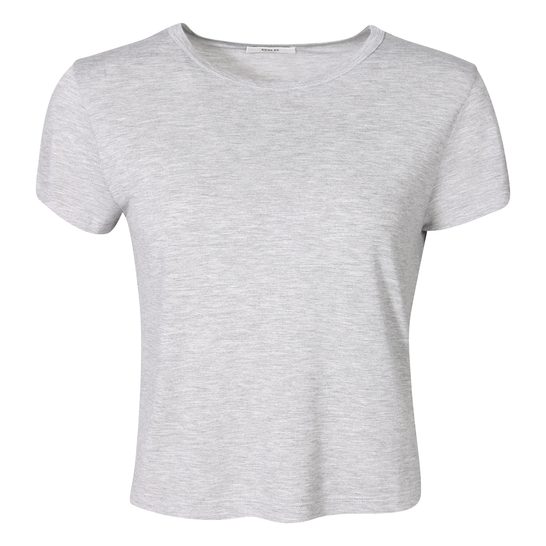 AGOLDE Drew Tee in Heather Grey XS