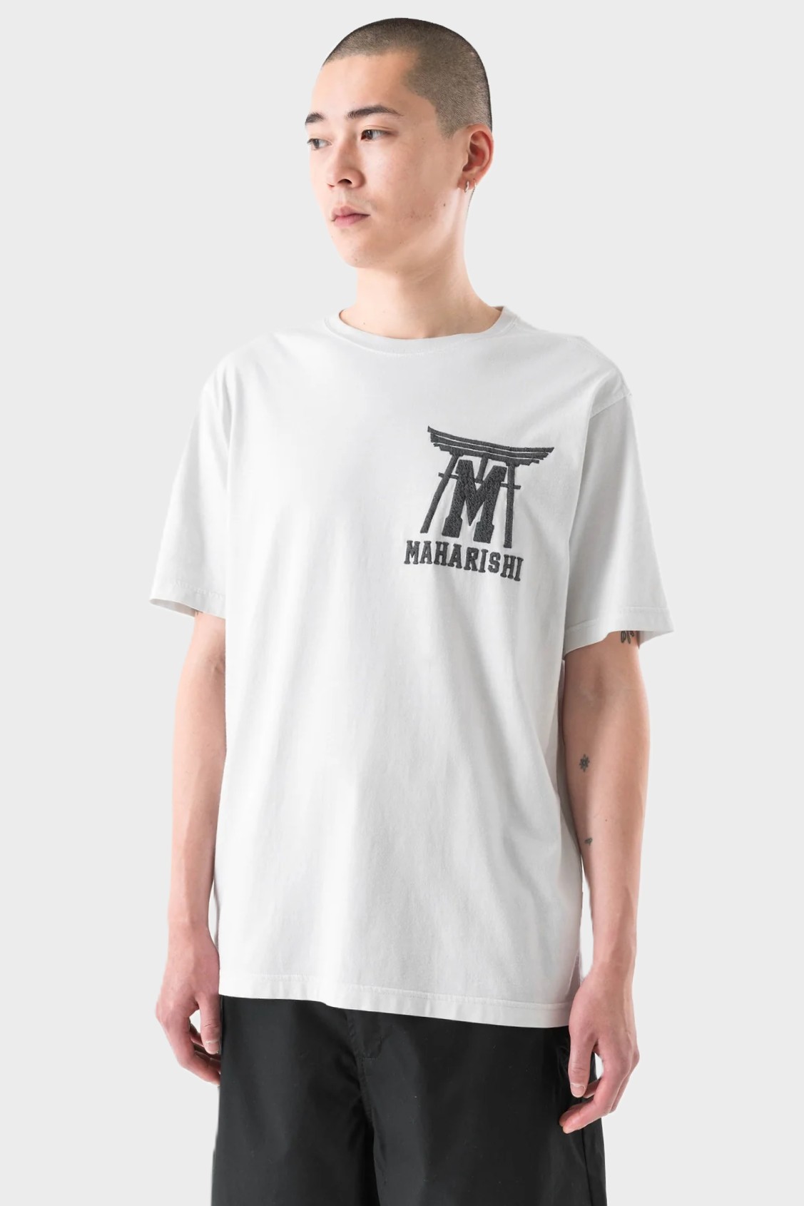 MAHARISHI 7260 Temple M Vintage T-Shirt in White