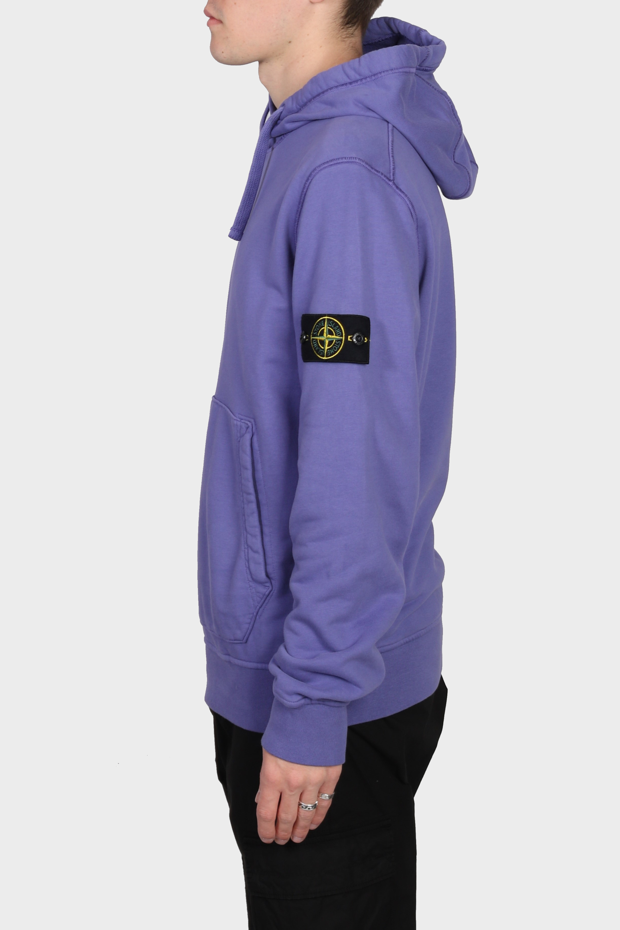 STONE ISLAND Sweat Hoodie in Lilac L