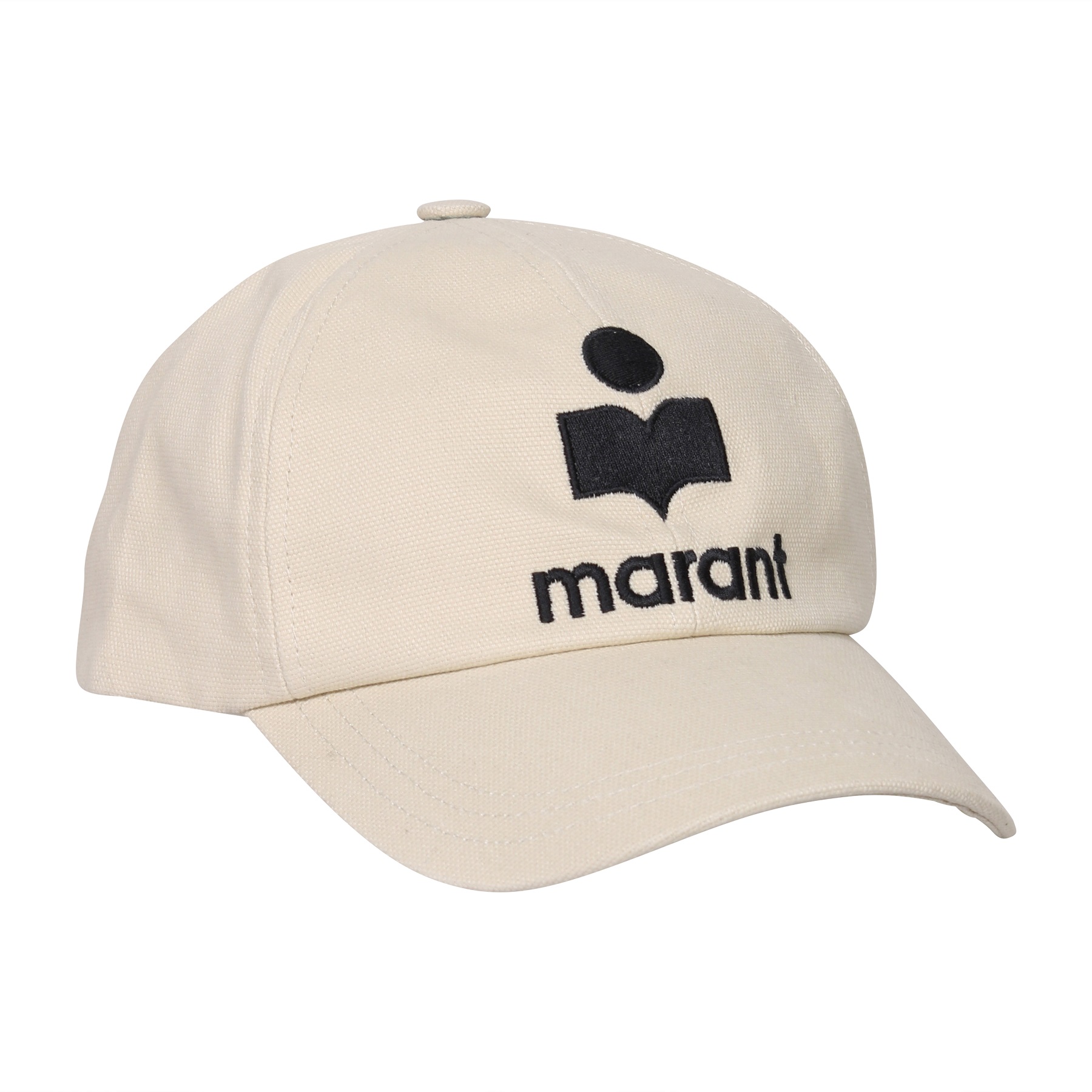 ISABEL MARANT Tyron Cap in Ecru/Black