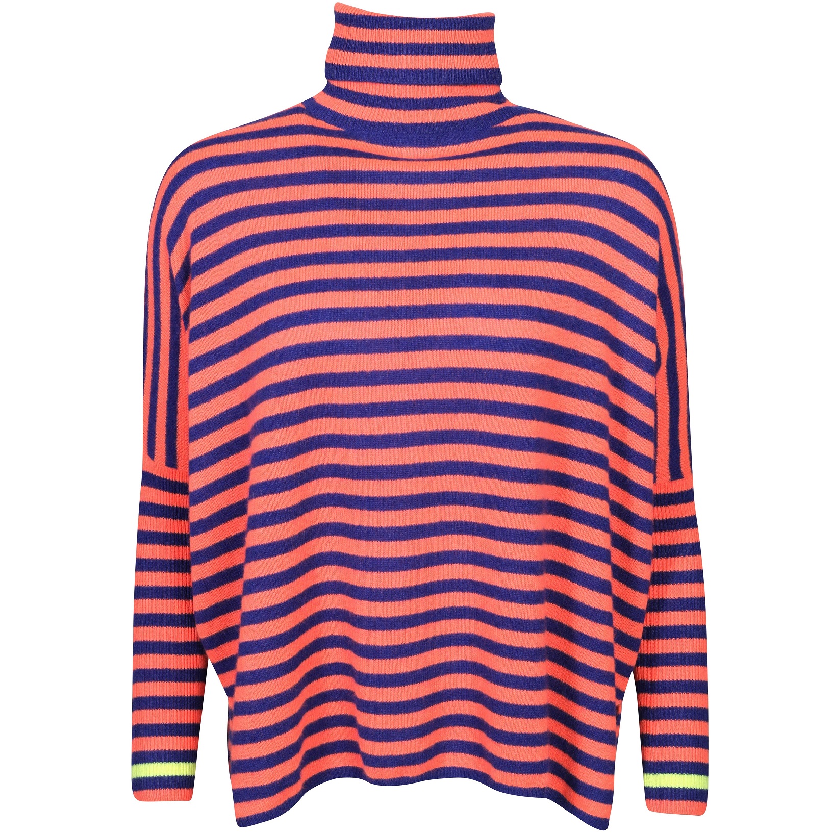 Absolut Cashmere Joanna Turtle Neck in Outrem/Corail Fluo